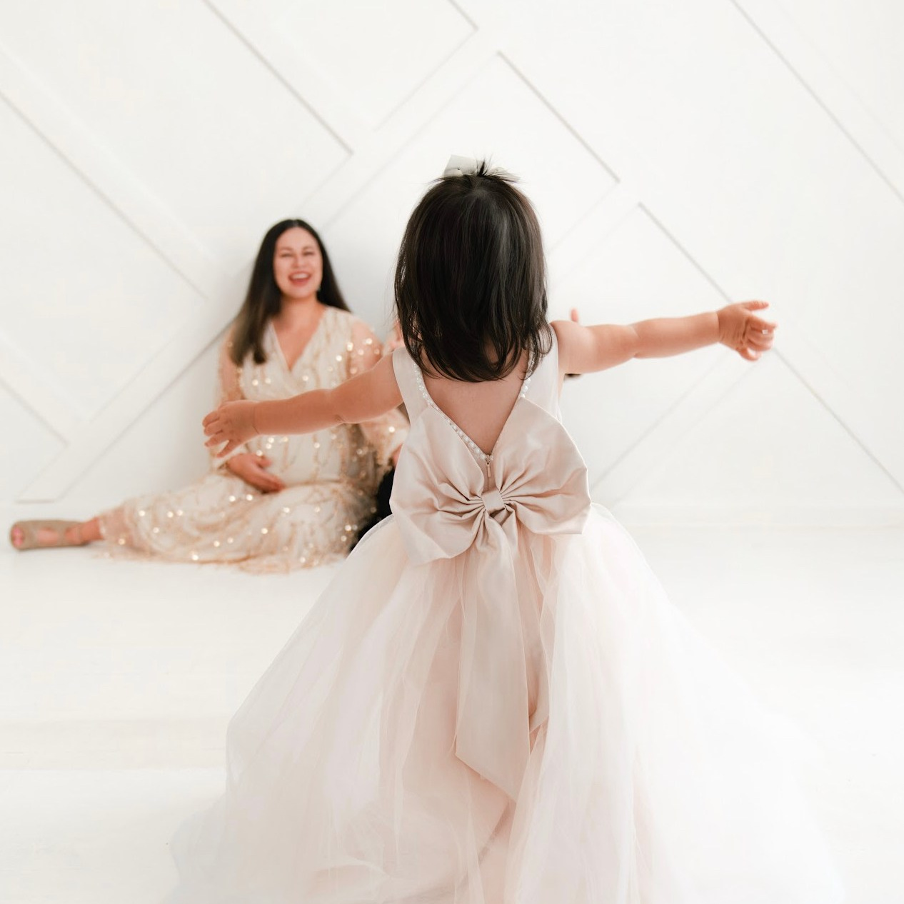 Family photography Jacksonville FL — cozy studio moment