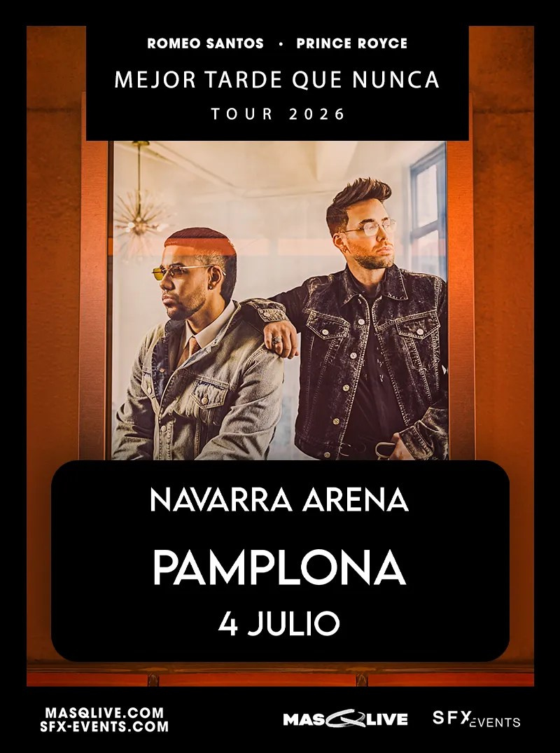 Romeo Santos и Prince Royce концерт в Памплоне 2026 — бачата, билеты | FOTKAI