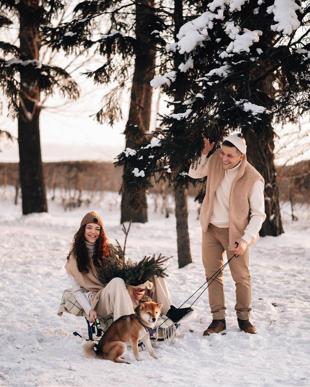 Идеи для зимних экспресс-лавстори (2022). Свадебный и портретный фотограф в Белграде Екатерина Македонская