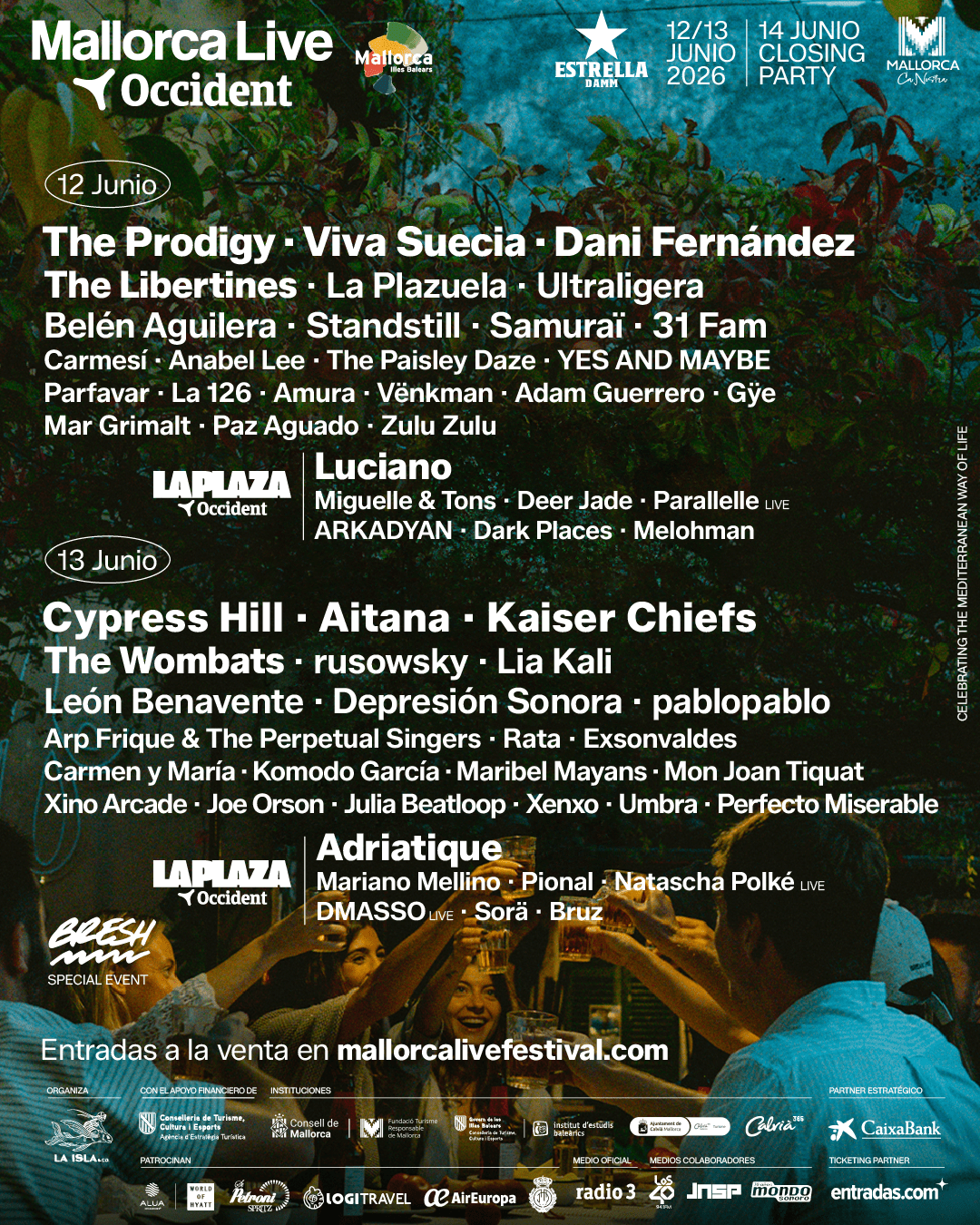 Mallorca Live Festival 2026 en España — festival internacional de música en Calvià | FOTKAI