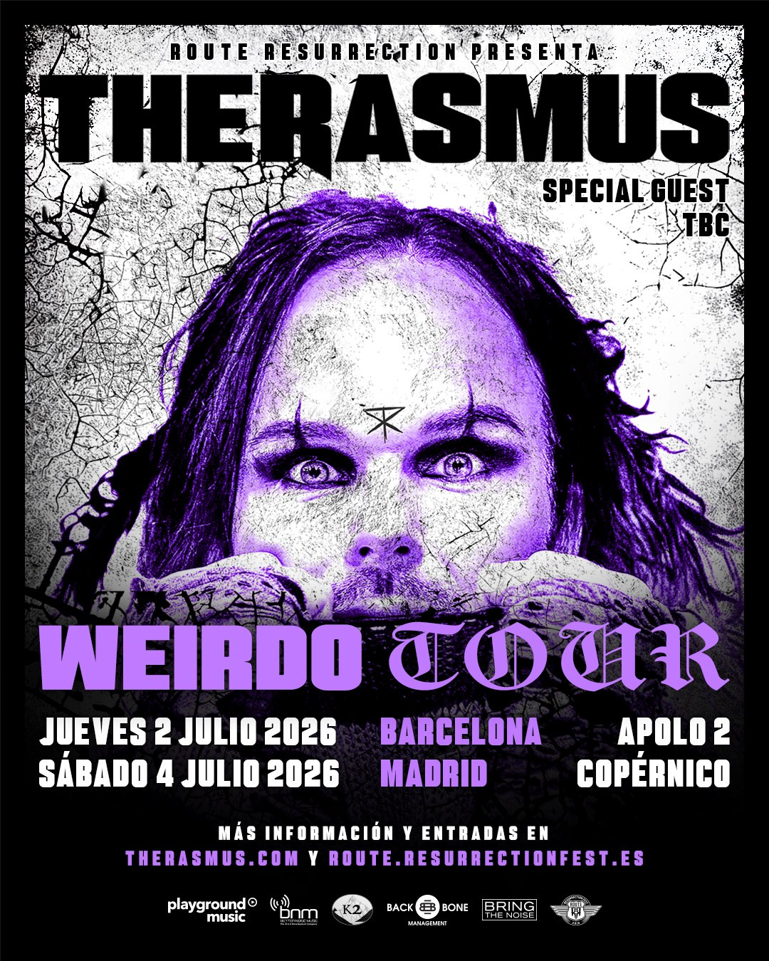 The Rasmus regresan a España en julio de 2026: dos conciertos íntimos en Barcelona y Madrid | FOTKAI