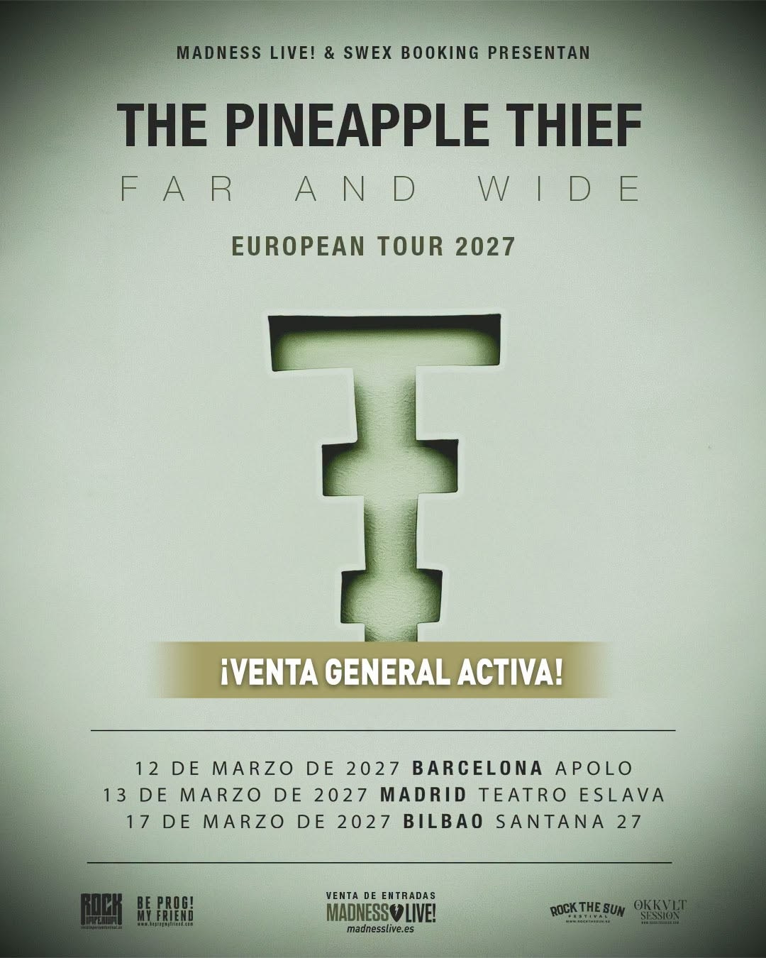 The Pineapple Thief presentarán su nuevo álbum ‘Far And Wide’ en tres conciertos en España | FOTKAI