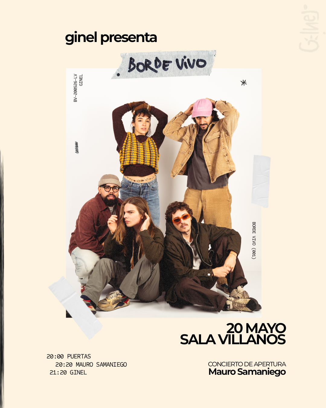 GINEL presents Borde Vivo in Madrid: live show at Sala Villanos and debut single Grita | FOTKAI