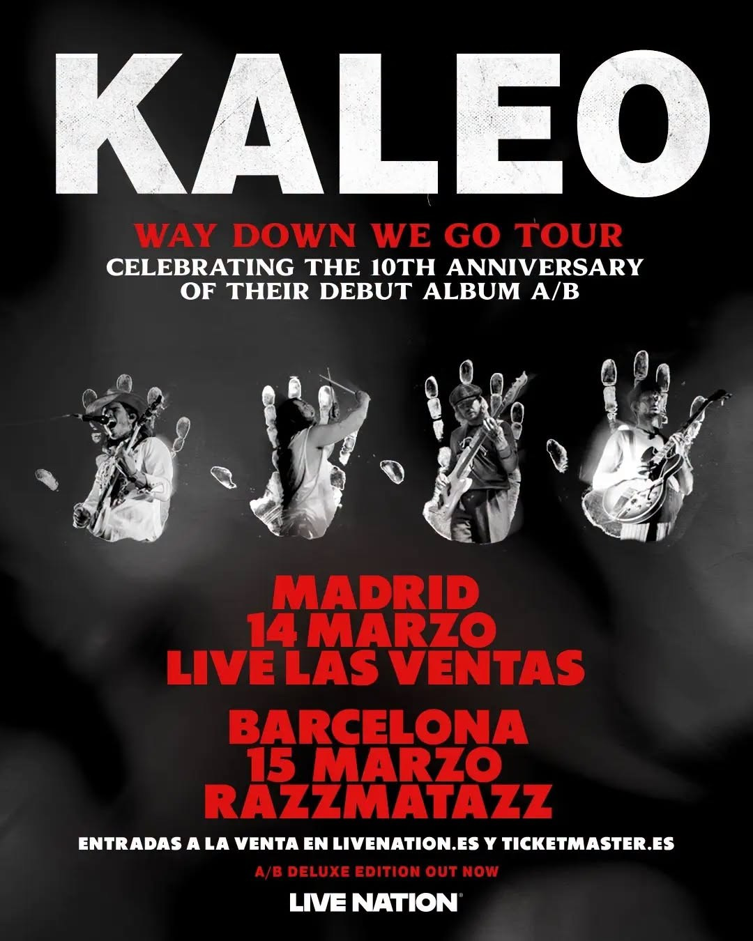 Kaleo Are Coming Back: The “Way Down We Go” Anthem Turns 10 Live in Madrid and Barcelona | FOTKAI