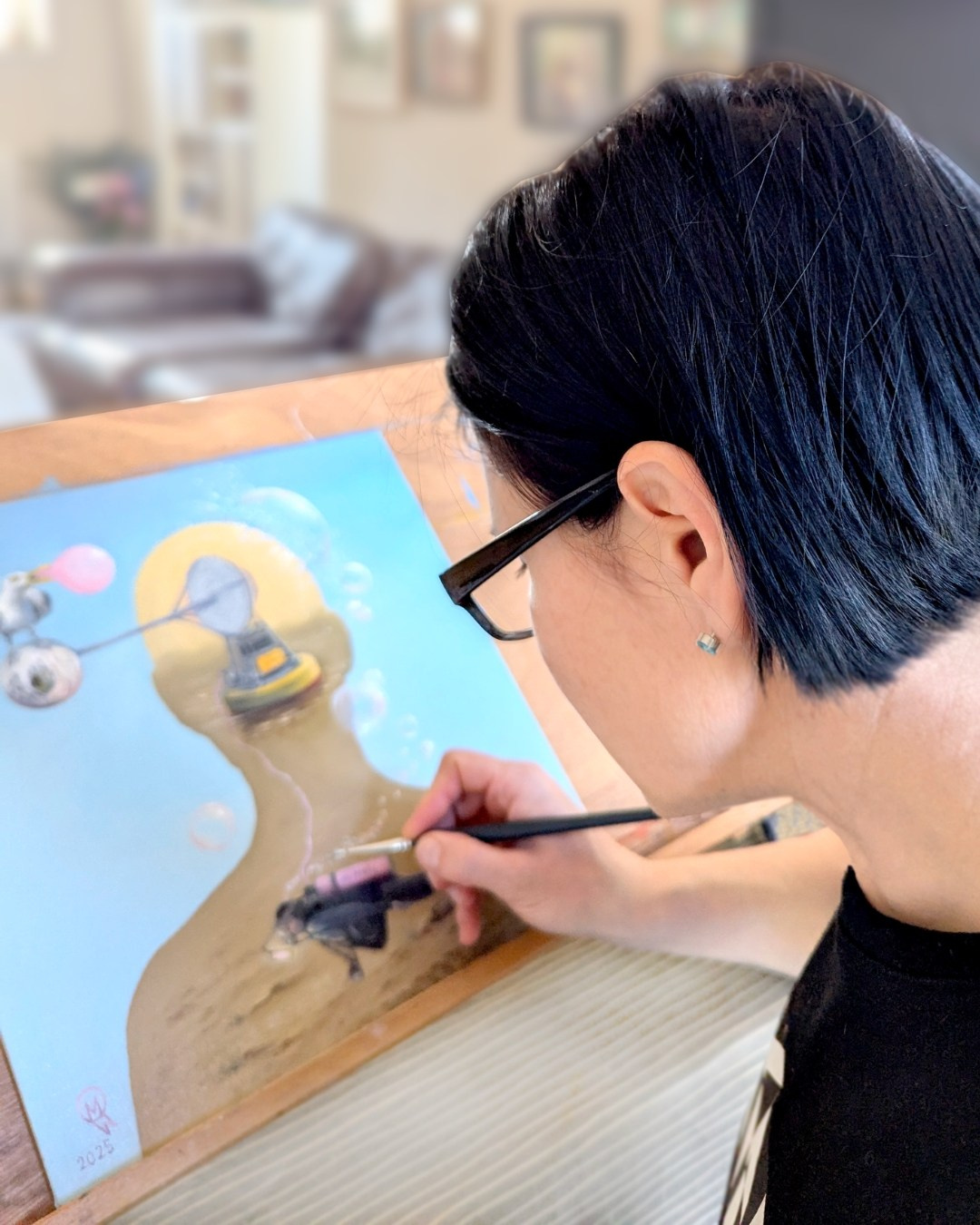 Artist’s bio. Surrealist artist Mariya Myronova based in Cambridge UK