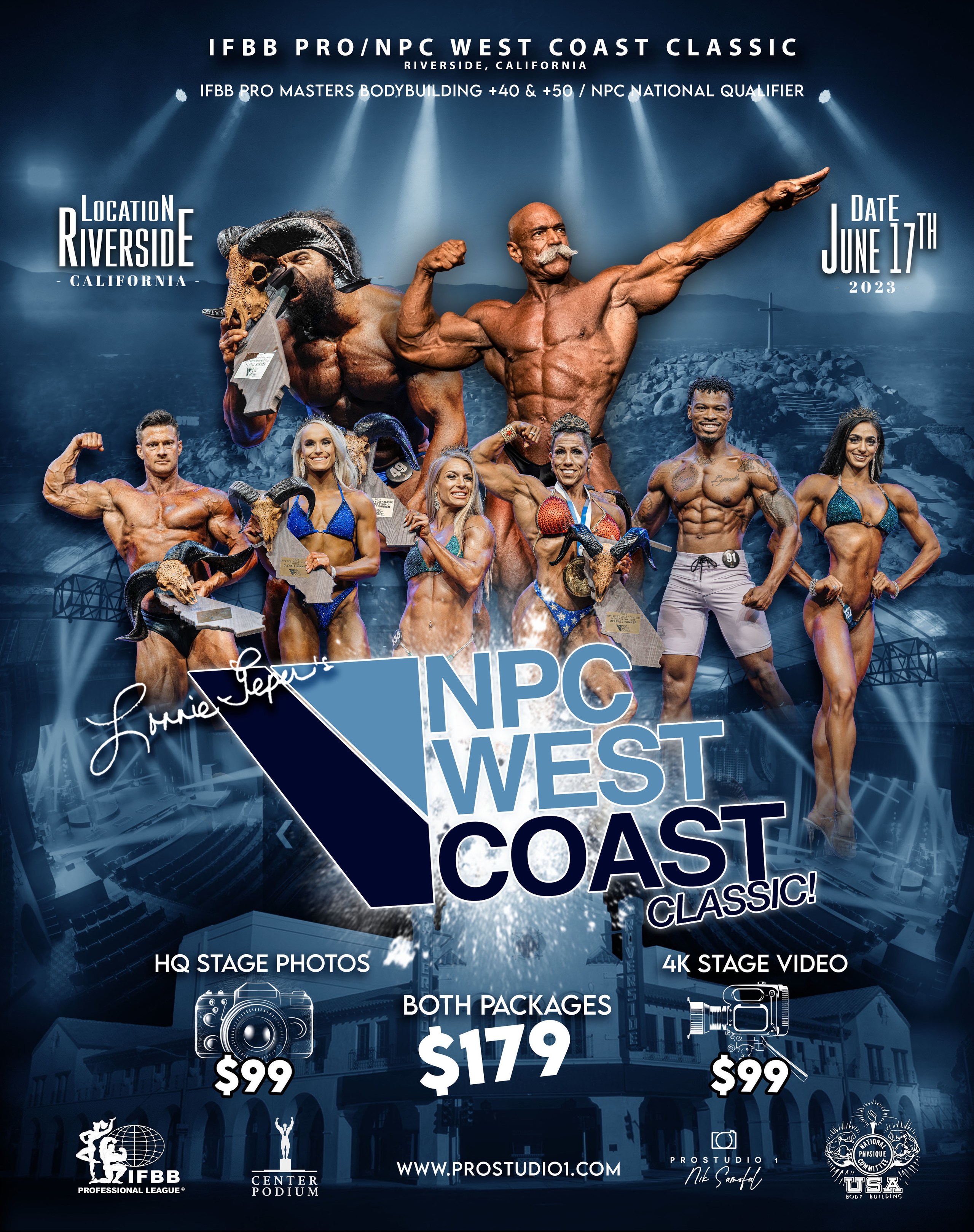 NPC West Coast Classic 2023. Photo & Video Production Studio #1