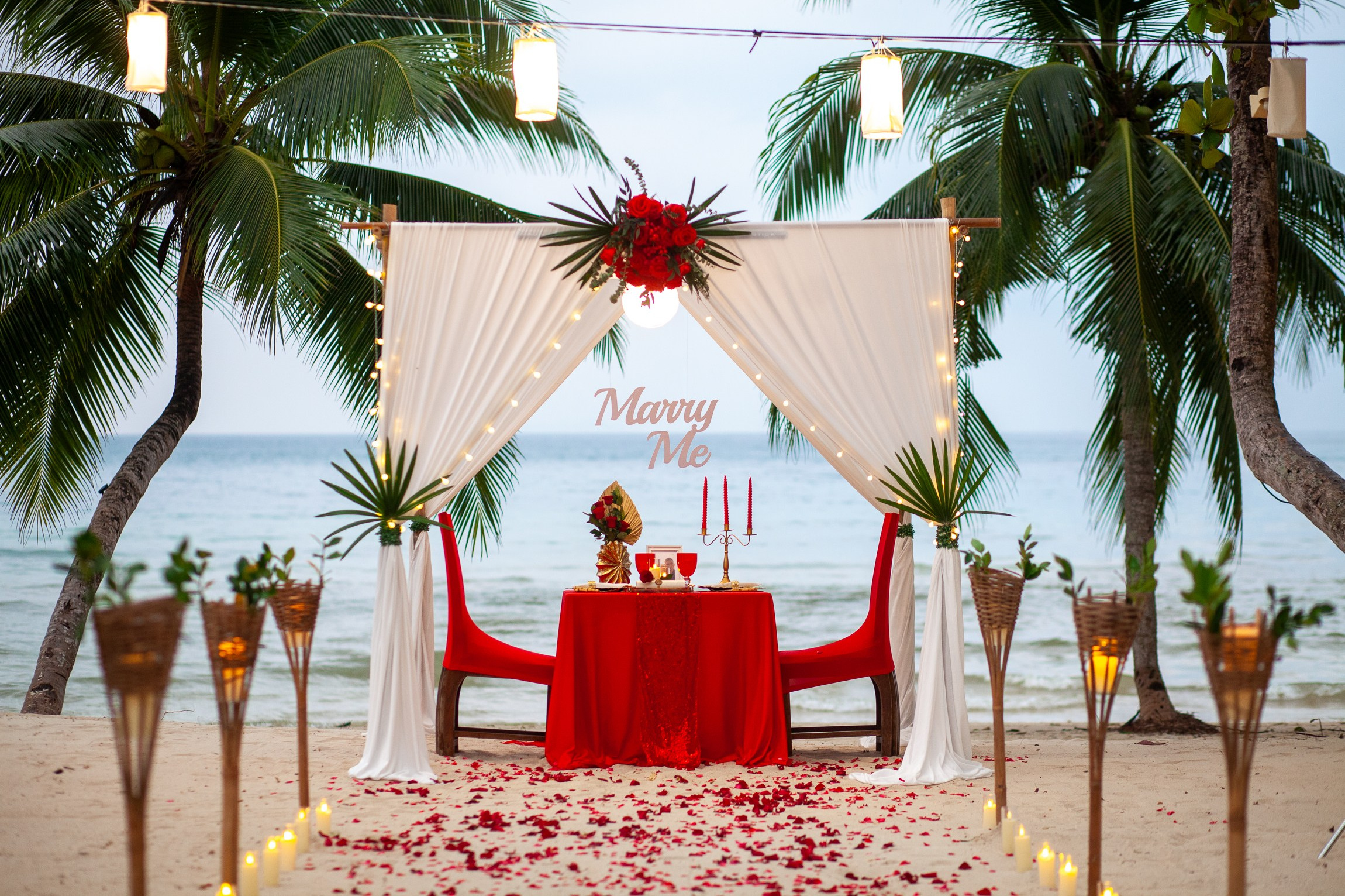 Packages. Romantic proposal on Koh Samui, Thailand