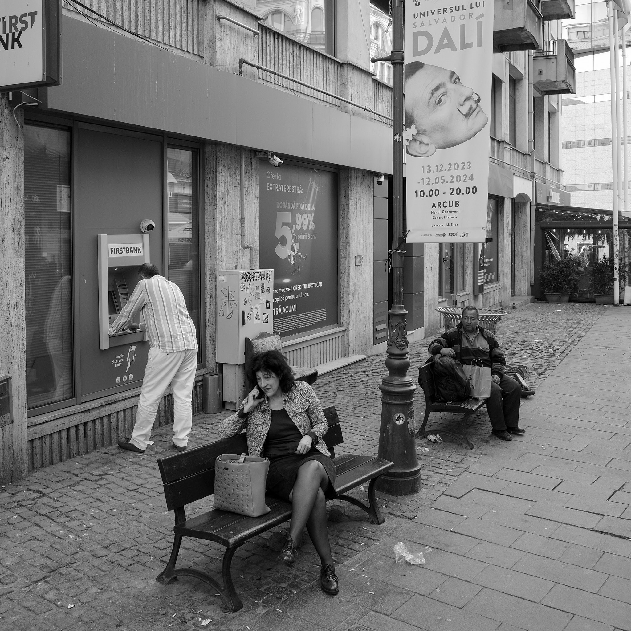 Humanistic street photographer in Bucharest