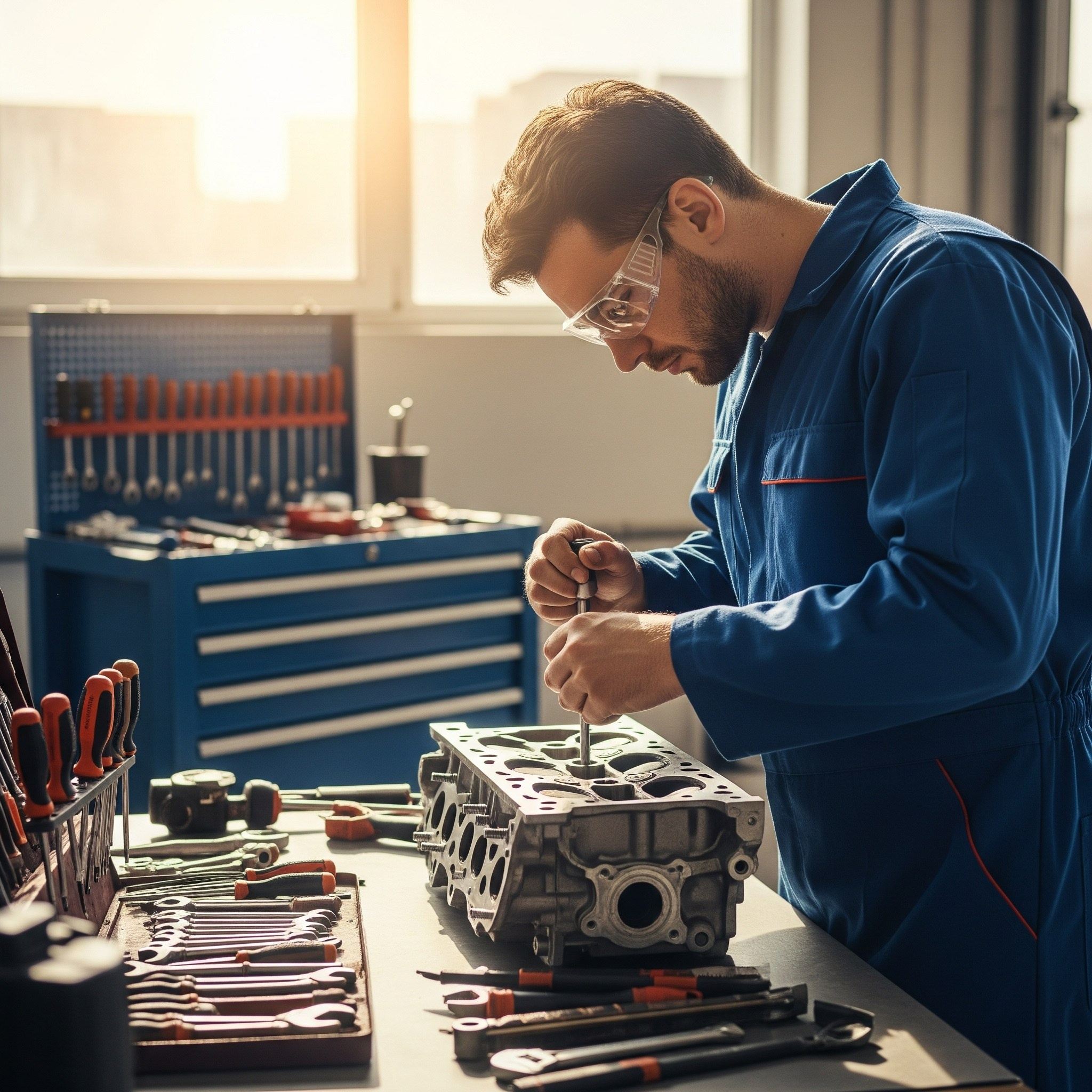 Variklio remontas. Visaurida