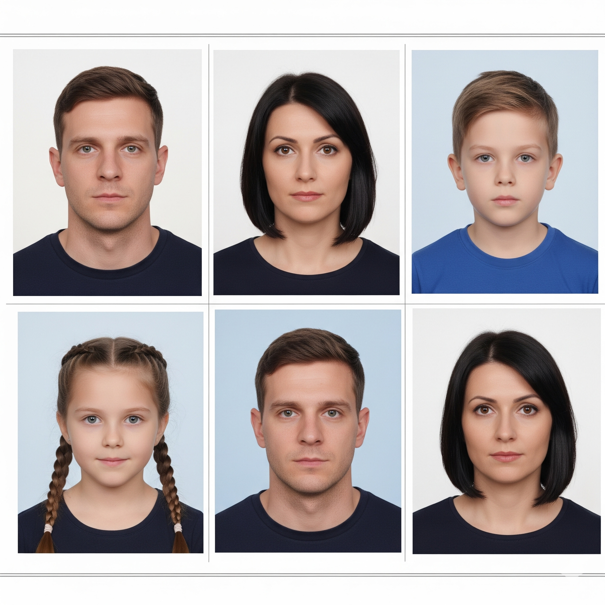 “Foto de carnet en fondo blanco con iluminación profesional, realizada en Rainbox Estudio, Torrejón de Ardoz.”