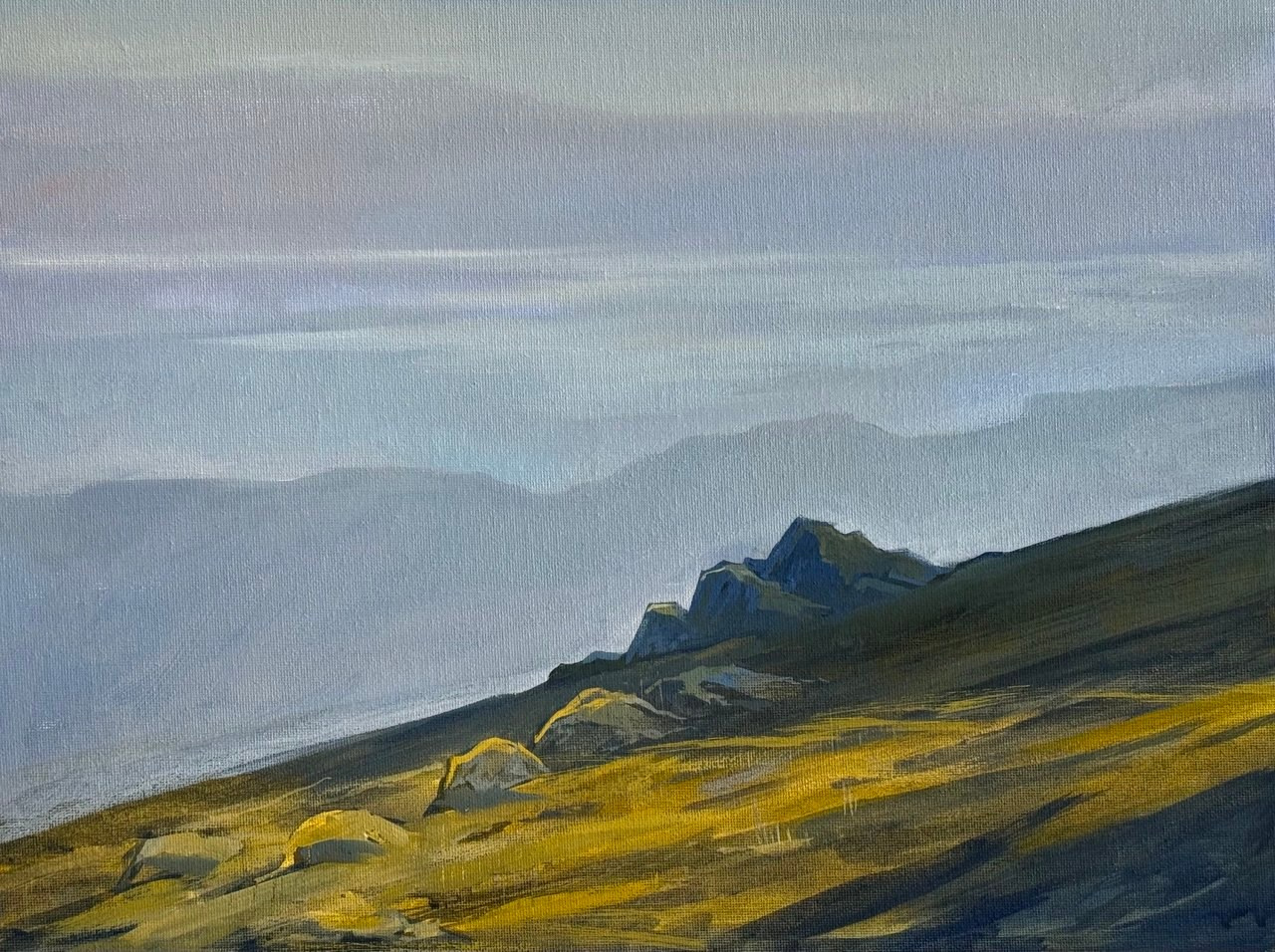 «Сердце гор» (2025). Художник живописец Савелова Ольга