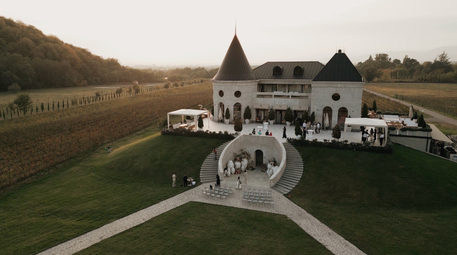 Advantages of drone wedding videography by Storytellers Films.Drone wedding videos capturing stunning aerial moments.