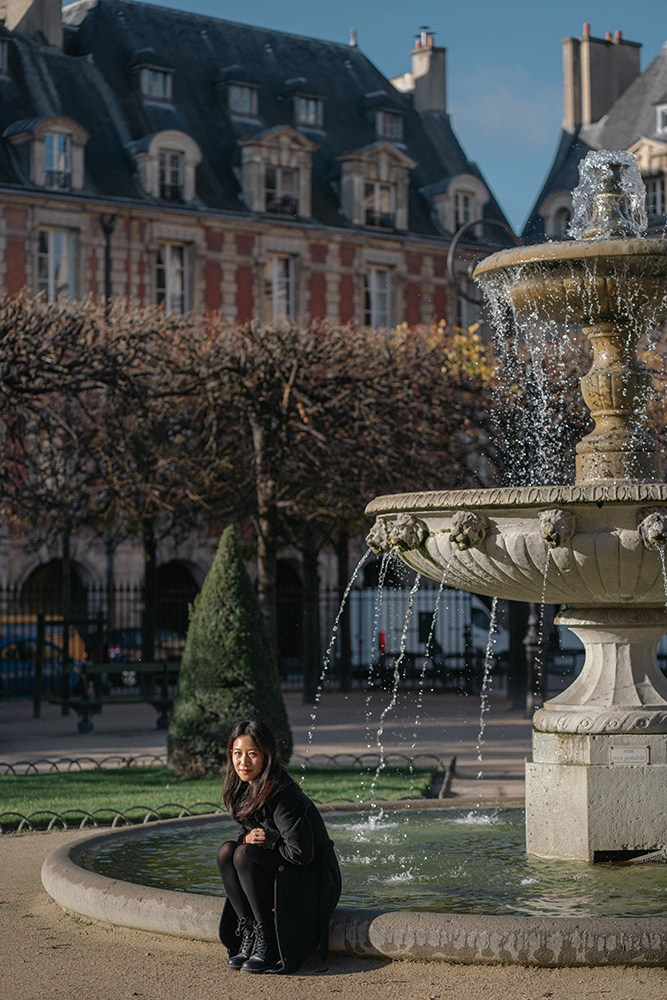 Marais district, Place des Vosges, and hidden courtyards for shooting