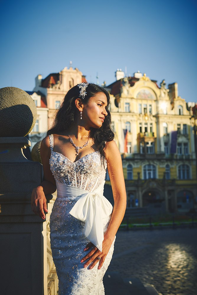 Shivani & Ray — Prague Honeymoon Photography at Sunrise