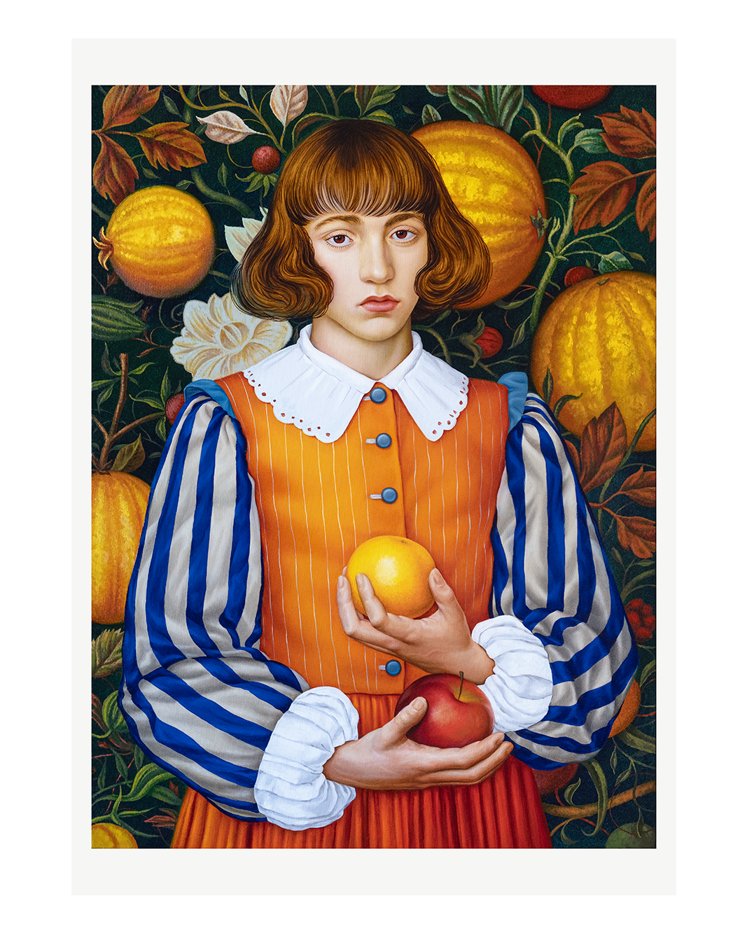 Portrait with an Orange. ELEN BEZHEN