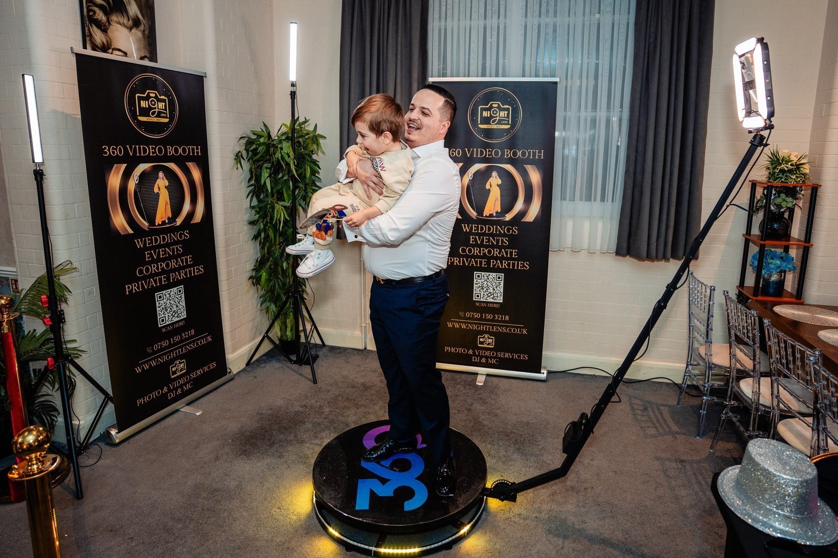 PLATFORMA 360*. FOTO VIDEO EVENIMENTE IN LONDRA, UK - NIGHT LENS - Nunta, Botez, Aniversare