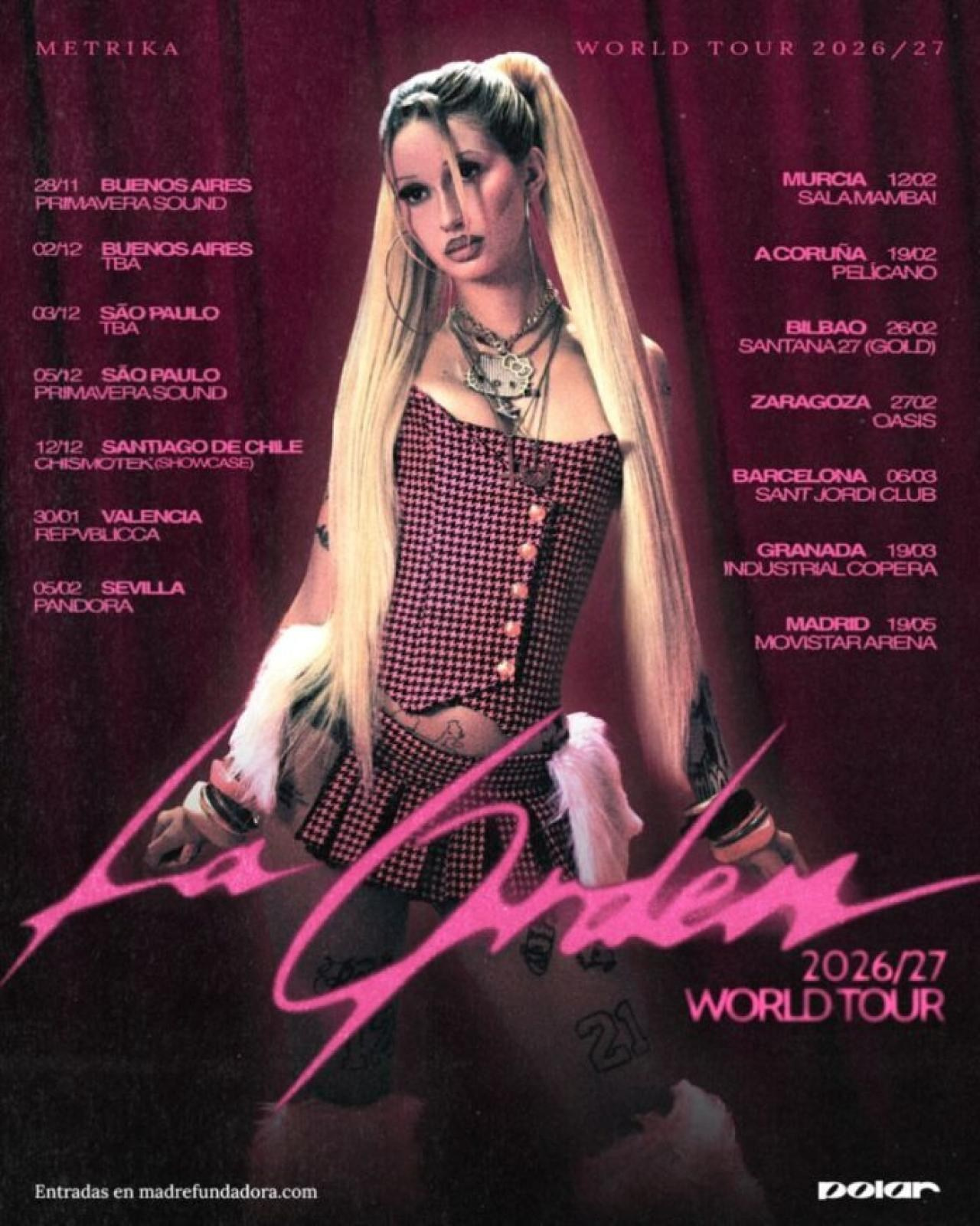 Métrika to Bring La Orden World Tour to Spain, Concluding with a Concert in Madrid | FOTKAI