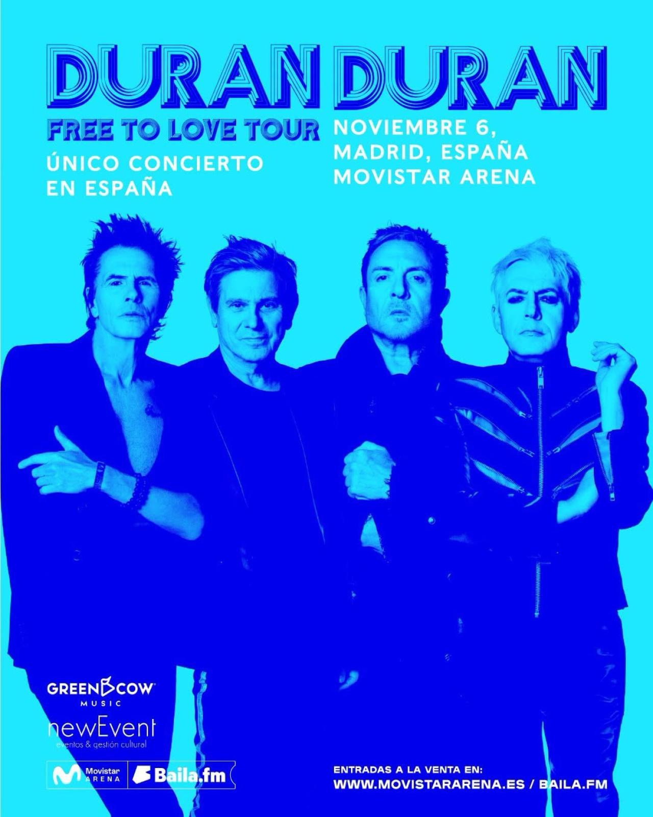 Duran Duran en Madrid: concierto Free To Love Tour y grandes éxitos del pop rock británico | FOTKAI