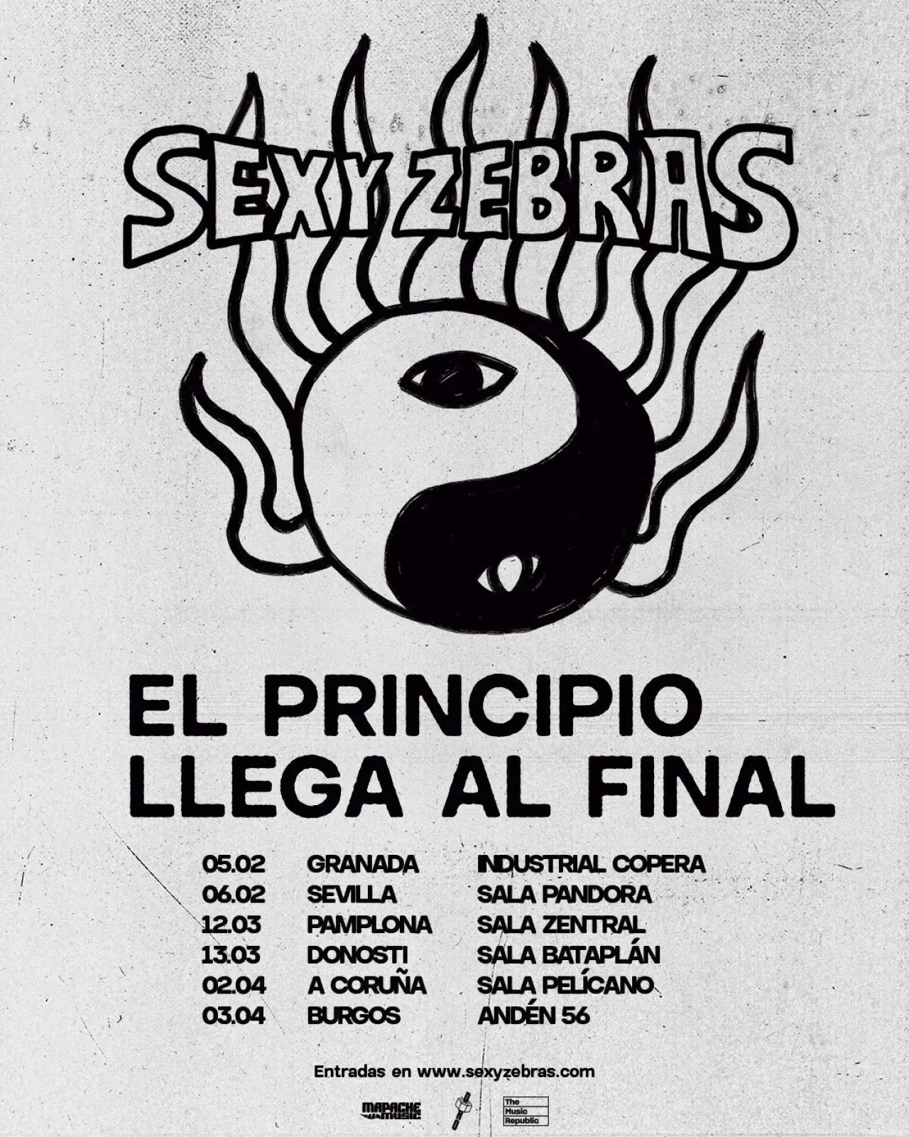 Sexy Zebras anuncian seis conciertos en España con su gira de 2027 | FOTKAI