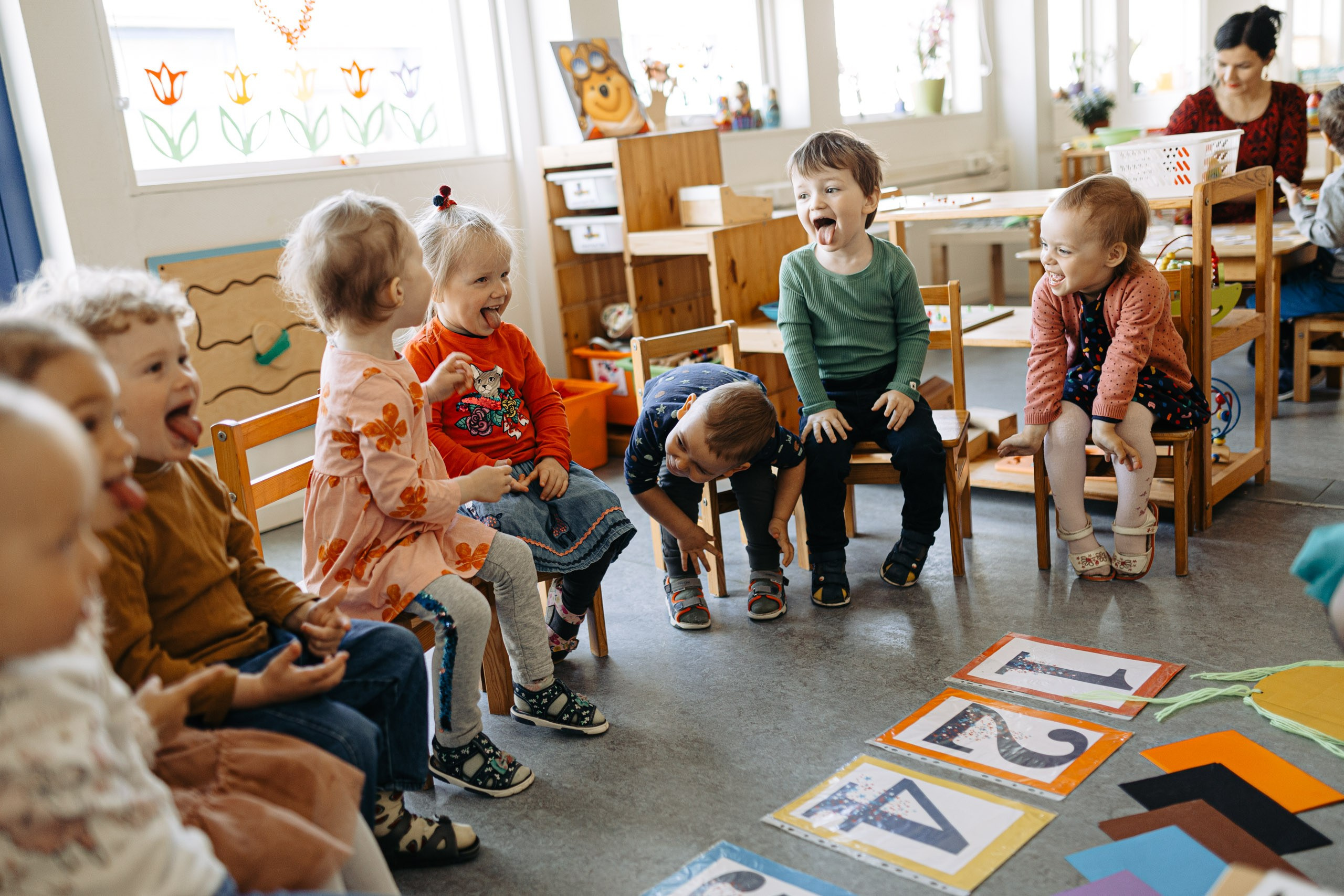 Bērnudārza grupas fotosesija