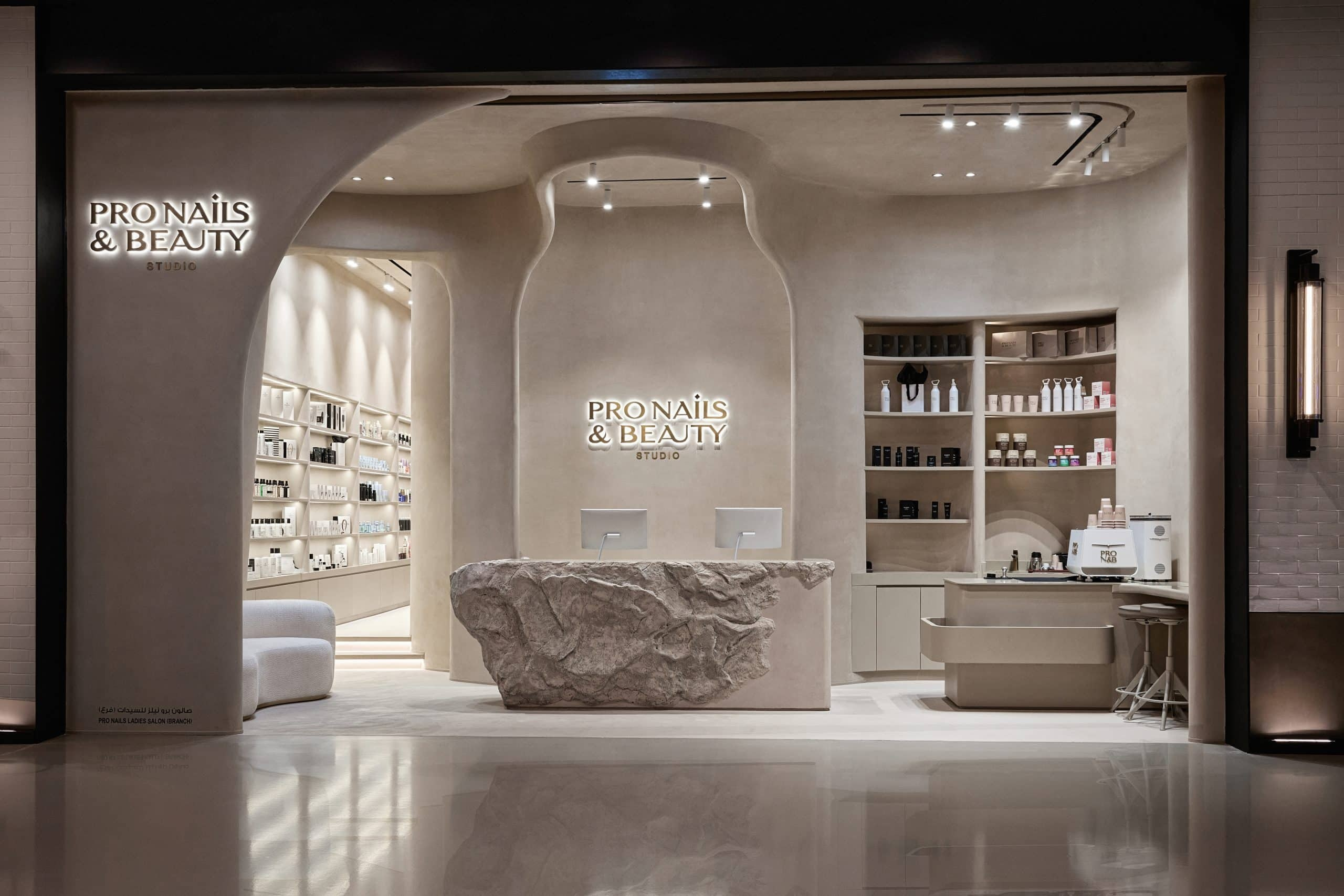 PRO NAILS & BEAUTY STUDIO. Interior Design & 3D Rendering | Alena Bulataya Design Buro