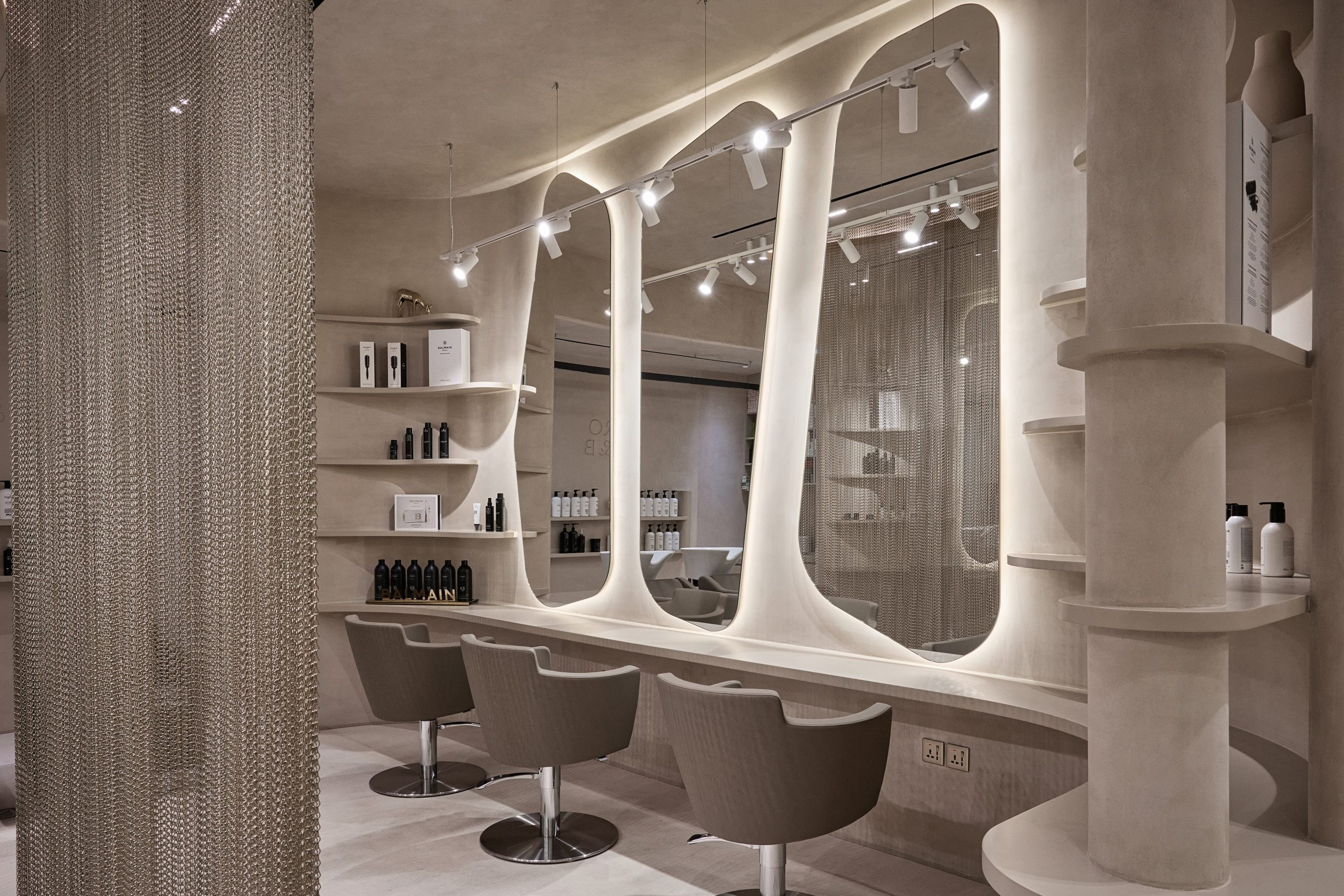PRO NAILS & BEAUTY STUDIO. Interior Design & 3D Rendering | Alena Bulataya Design Buro