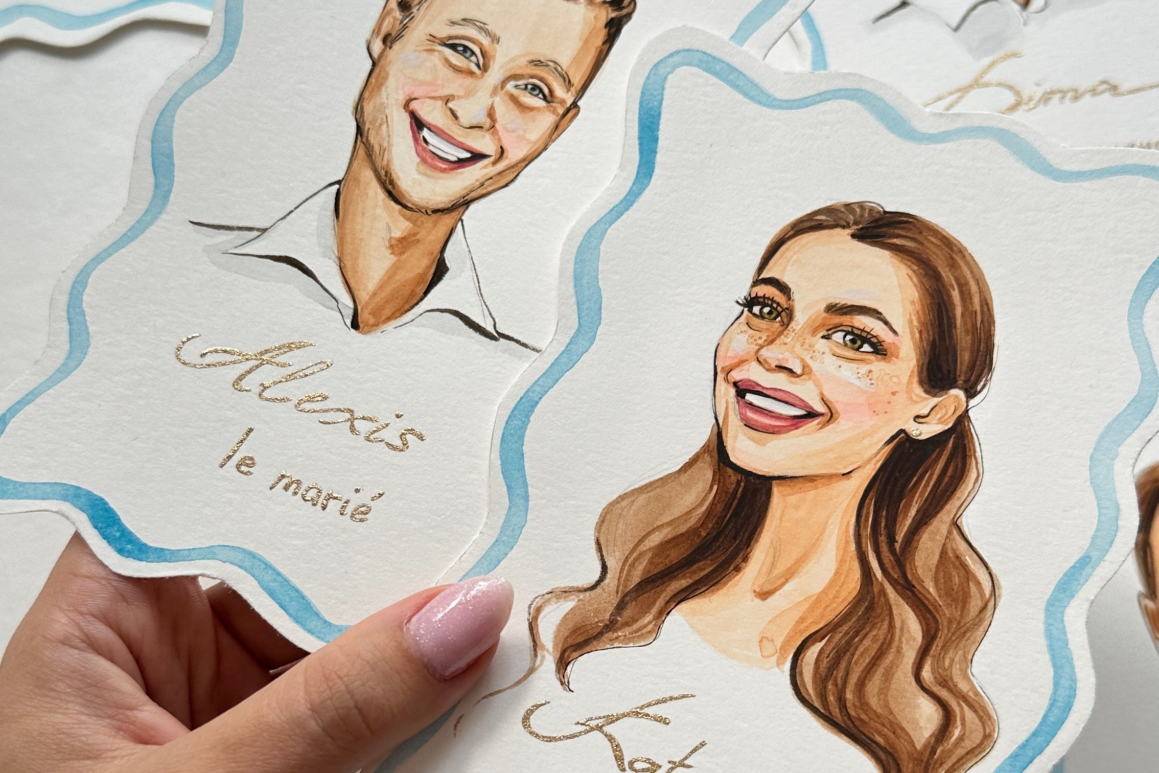 Wedding Seatings Cards. InnaIllustrator