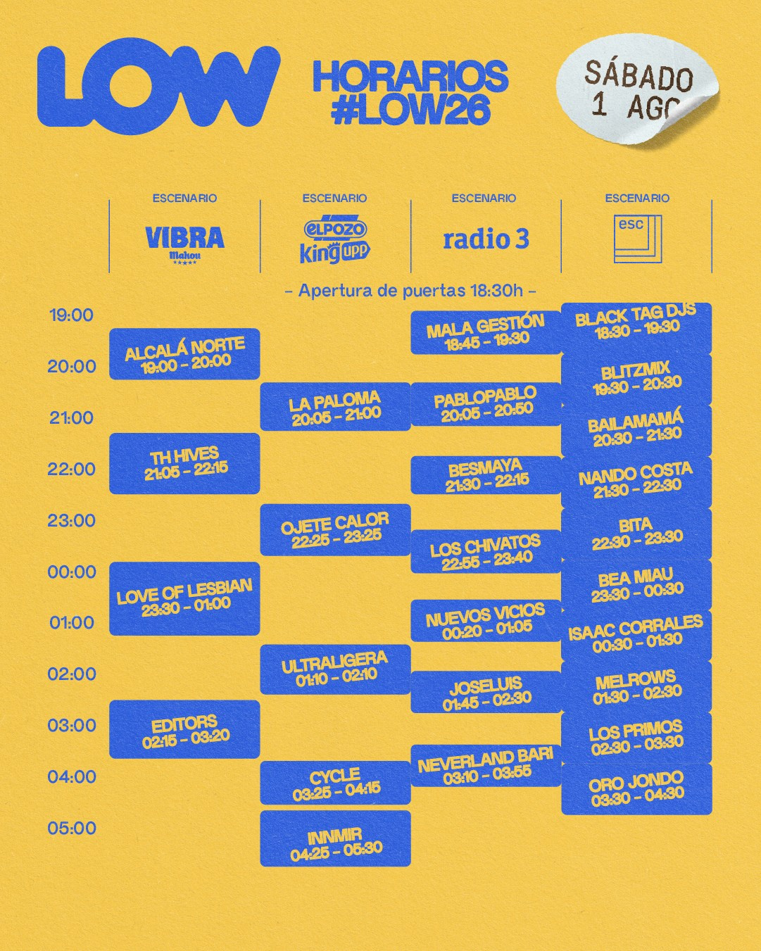 Low Festival desvela los horarios de su próxima edición en Torrevieja | FOTKAI