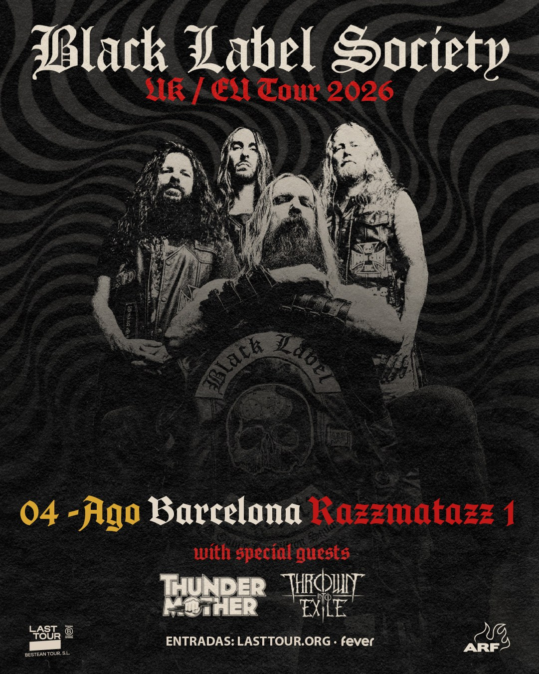 Black Label Society Barcelona 2026: Zakk Wylde brings Engines of Demolition to Razzmatazz | FOTKAI