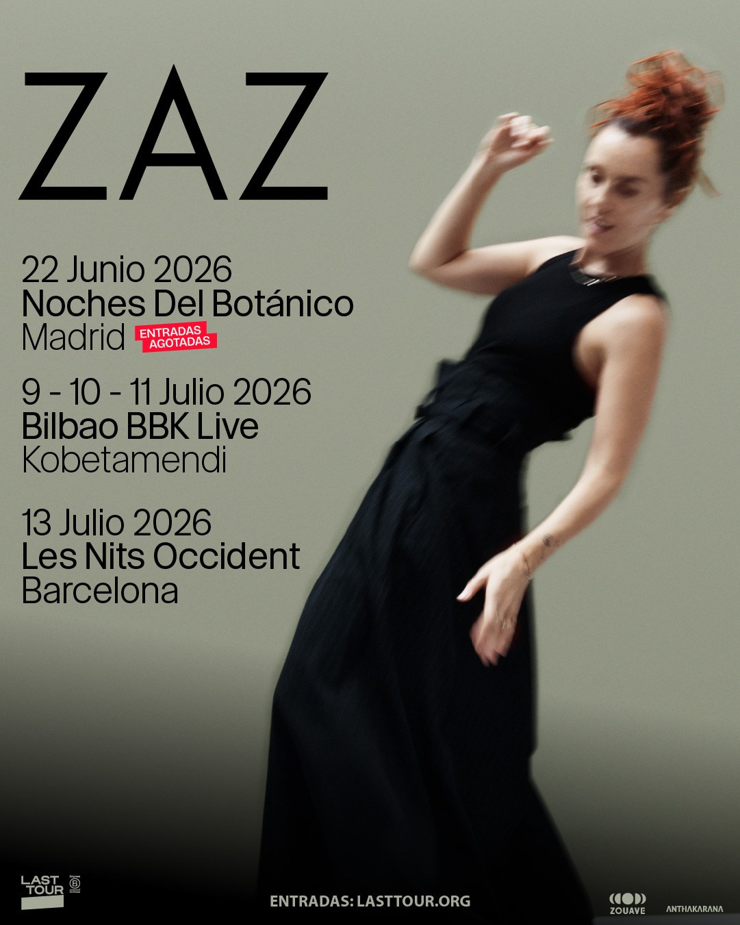 ZAZ en concierto en Barcelona 2026: chanson y jazz francés en directo | FOTKAI