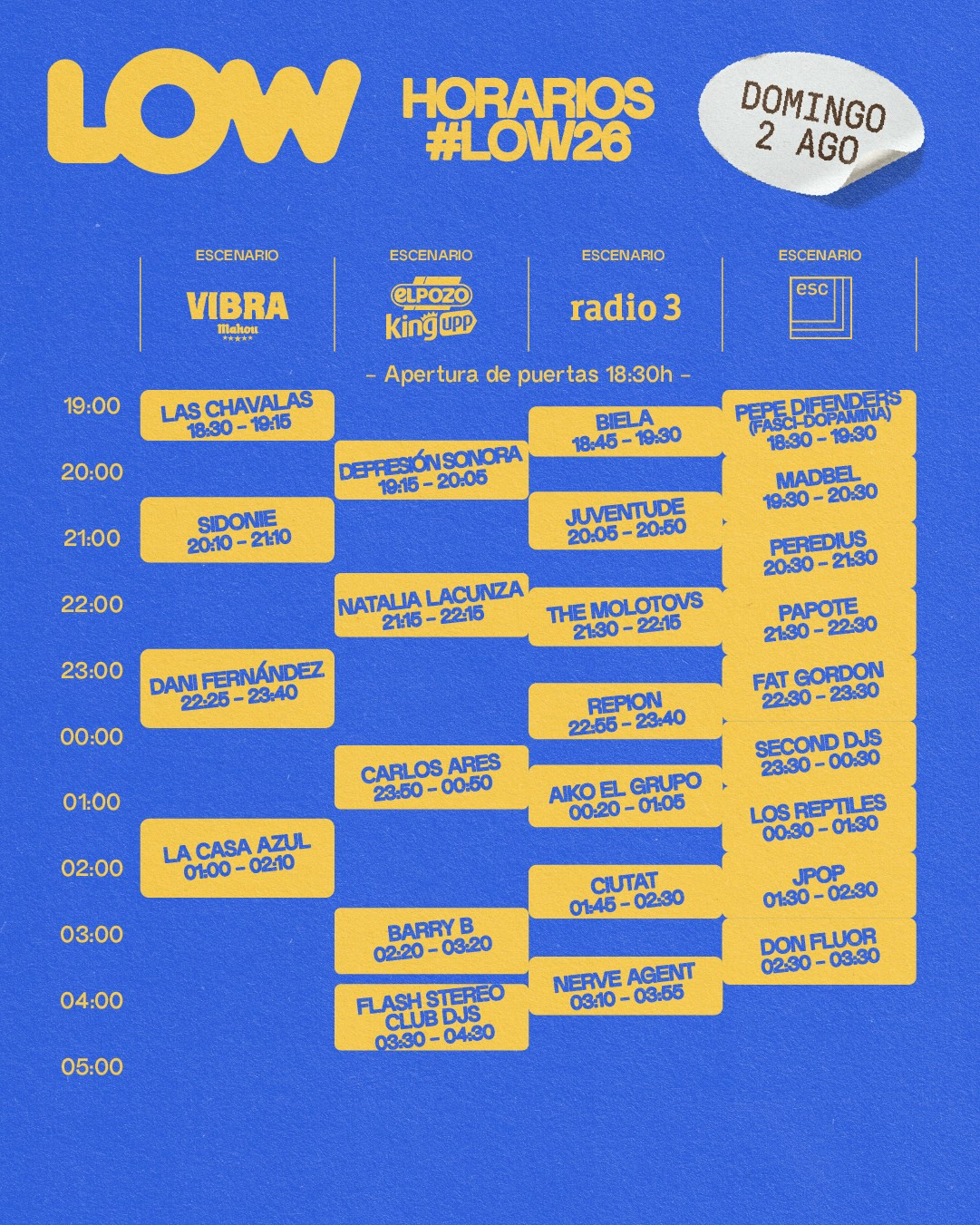 Low Festival desvela los horarios de su próxima edición en Torrevieja | FOTKAI