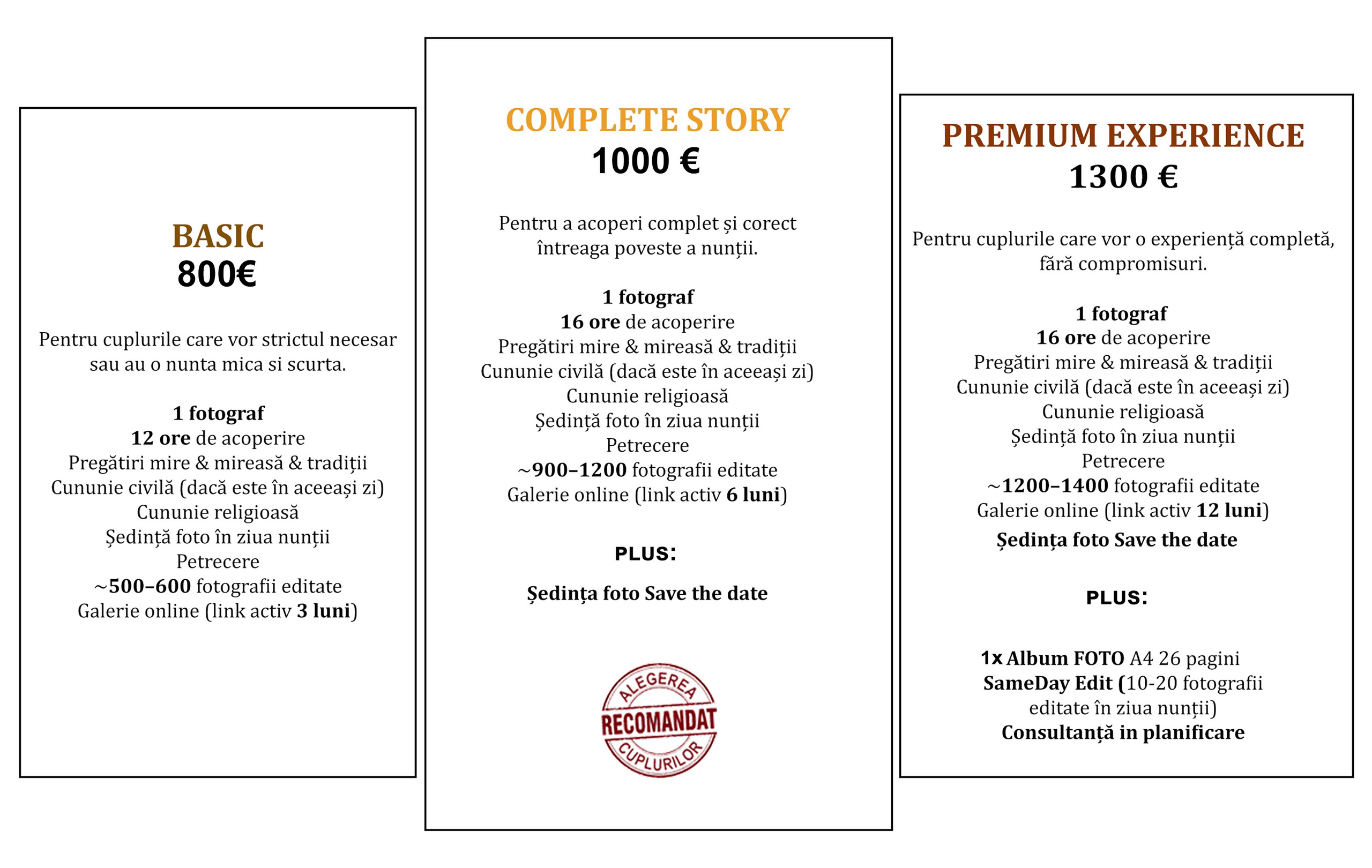 OFERTE. Ionut Cimpoes FOTOGRAF