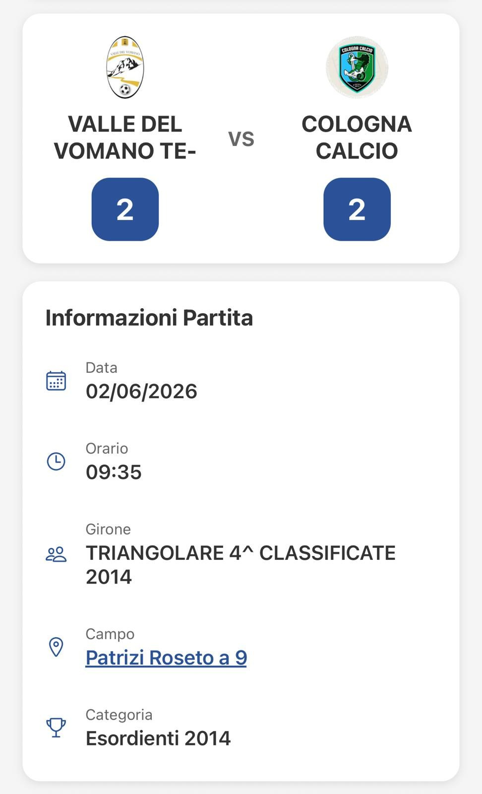 5^ Torneo Coppa Delle Rose. MaxCerveraPhotograpy