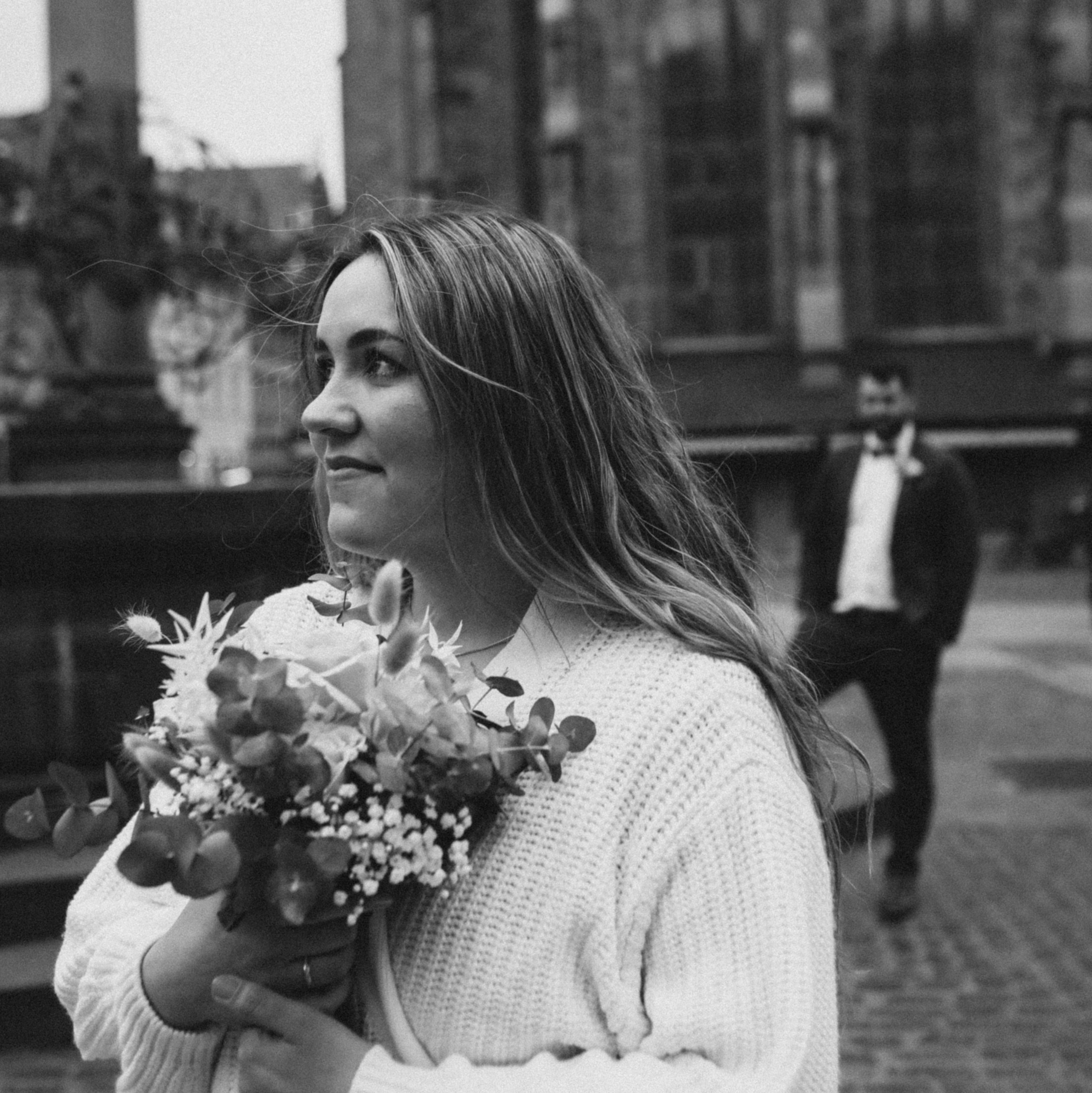 Brautstrauß bei der Hochzeit in Heidelberg – natürliche Hochzeitsdetails