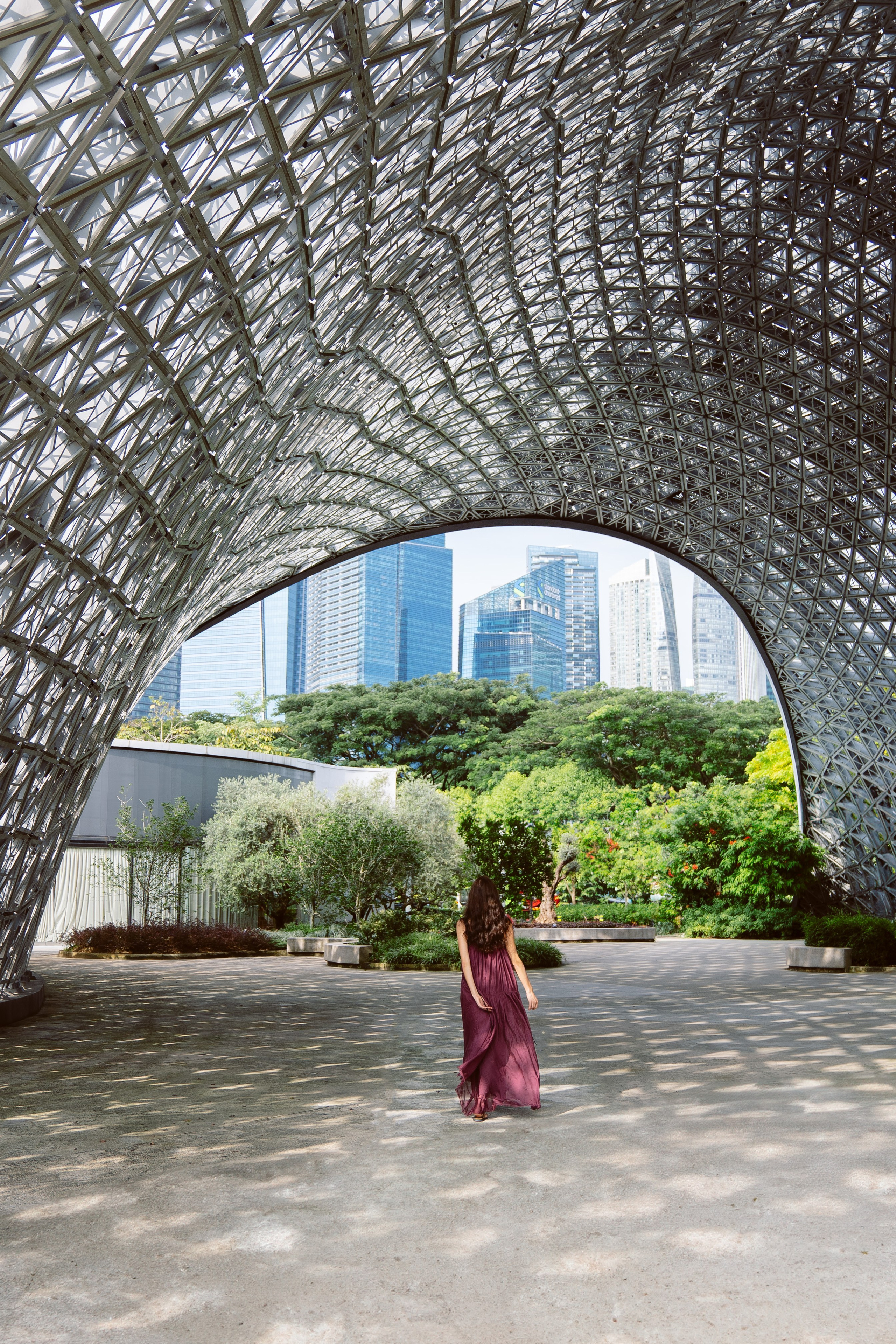 Gardens by the Bay. Dasha in Singapore