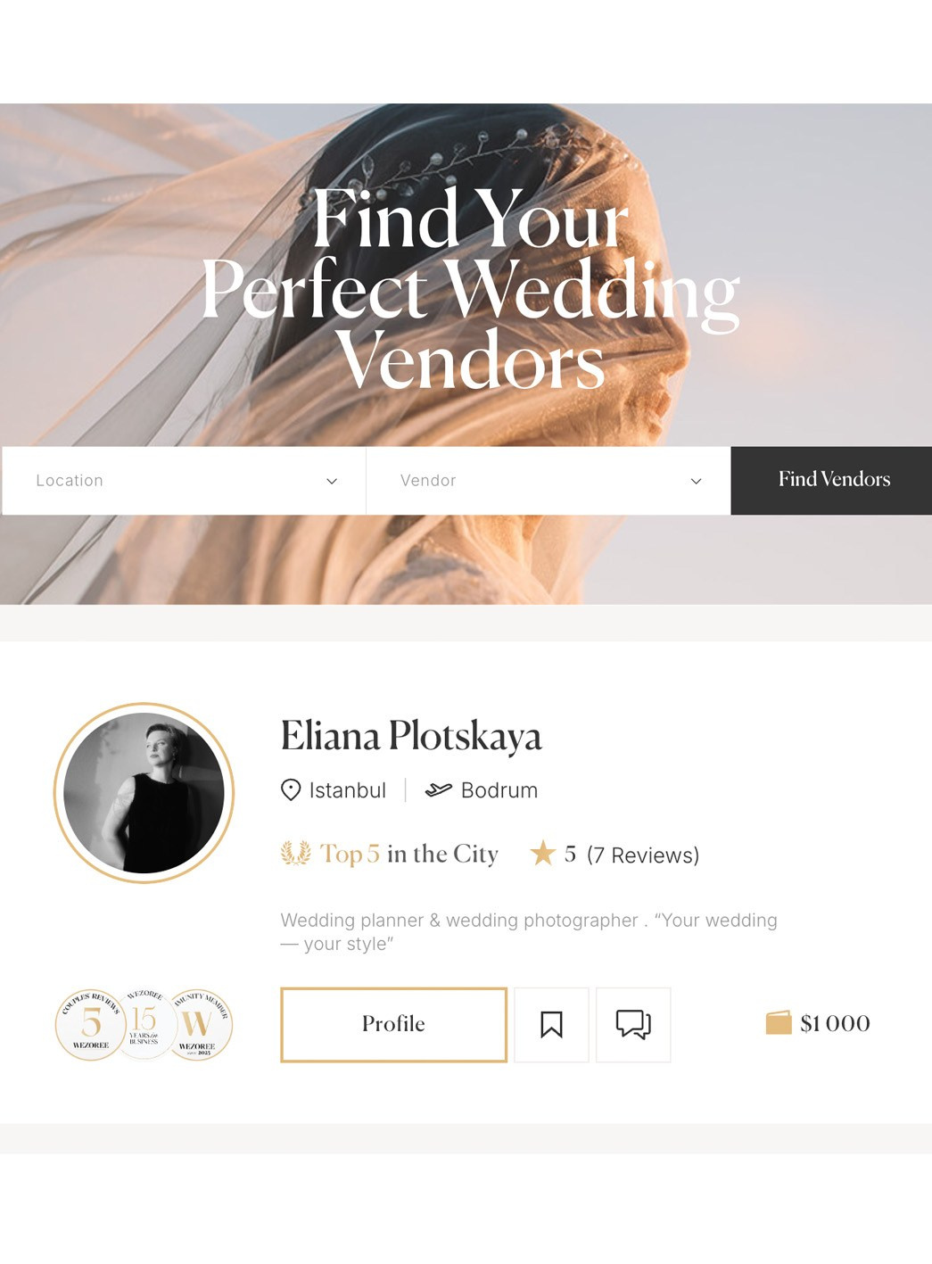 Eliana Plotskaya — Wedding Planner & Photographer in Bodrum and Istanbul