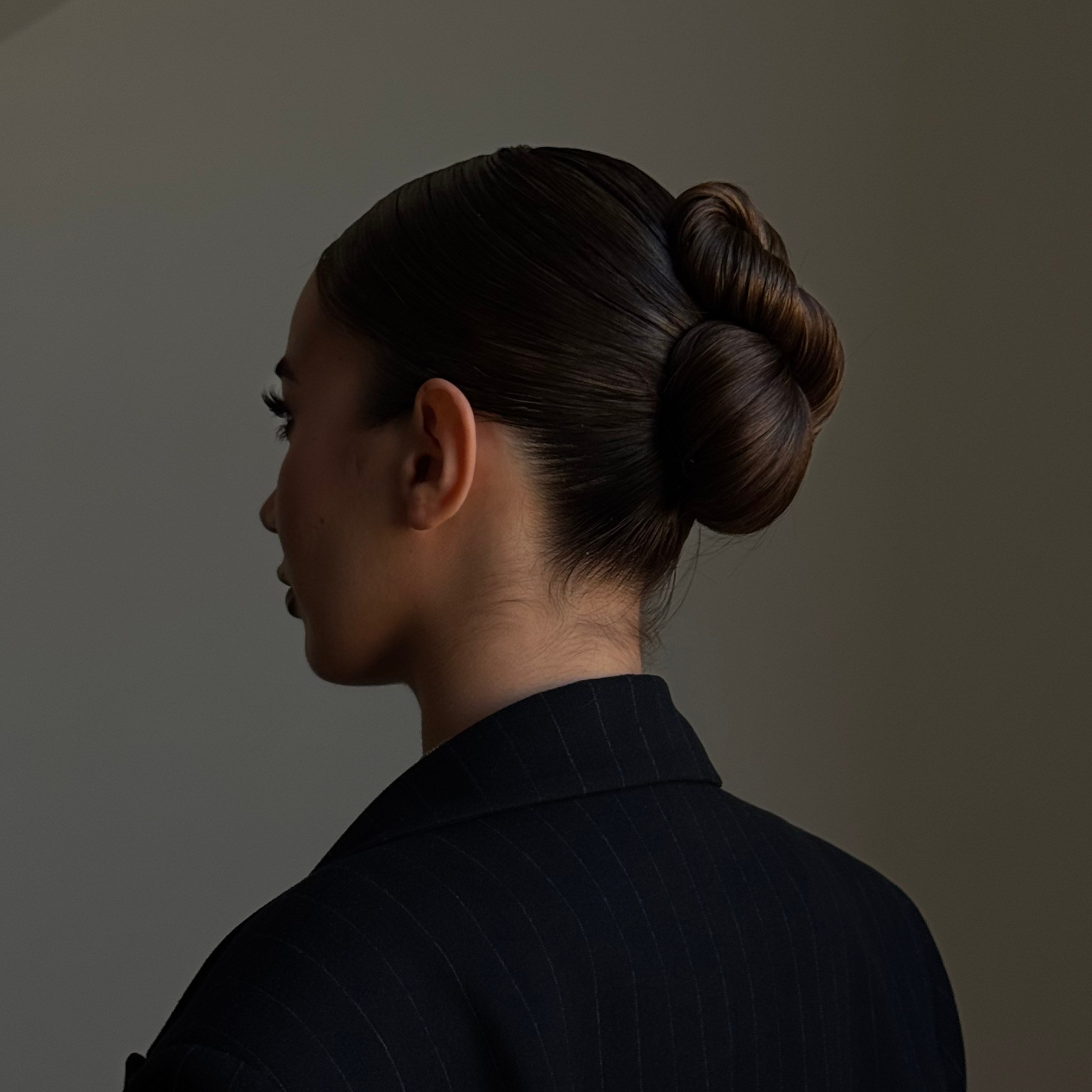 elegant wedding hairstyle idea for a brunette woman getting married in rome