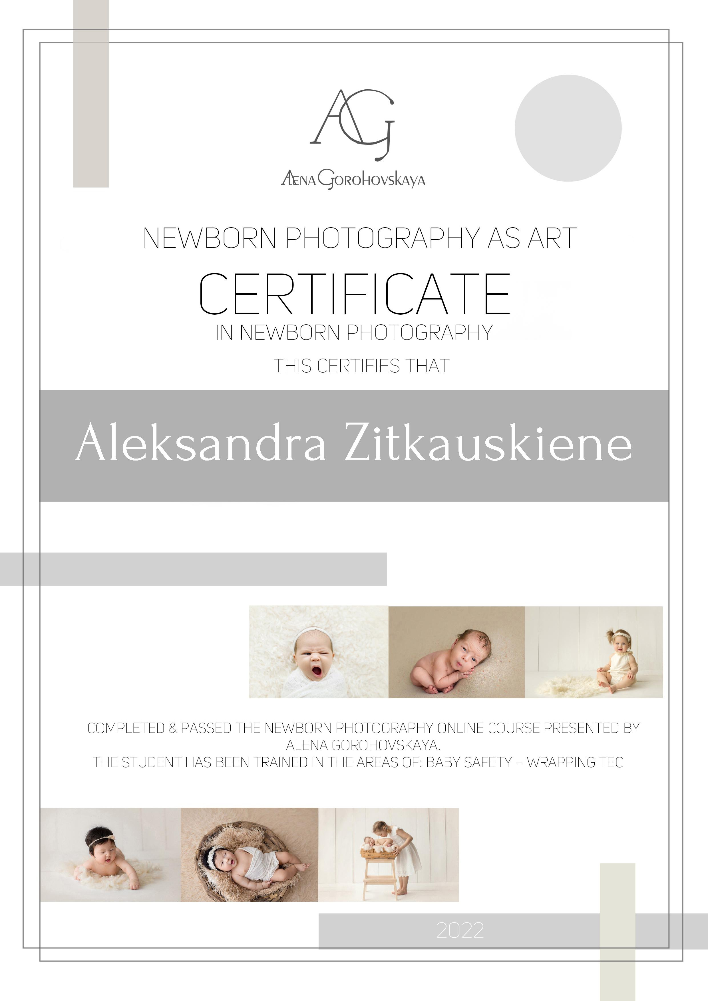 Esu Aleksandra naujagimių ir kudikių fotografė iš Vilniaus