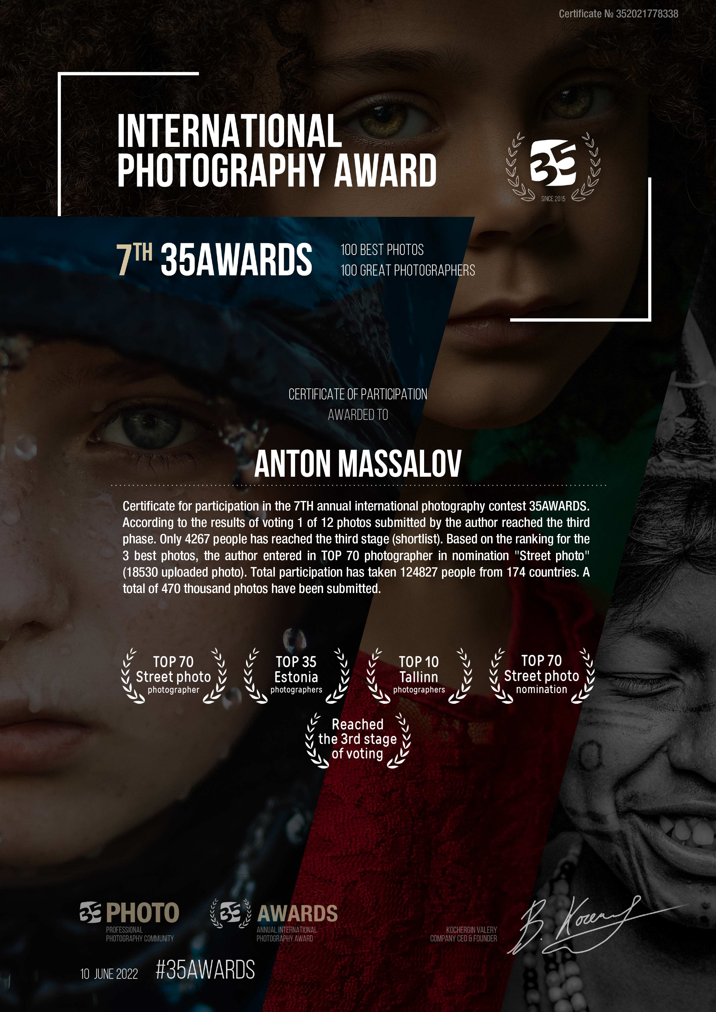 About Me. Portrait and Family photographer Anton Hansen in Tallinn, Estonia