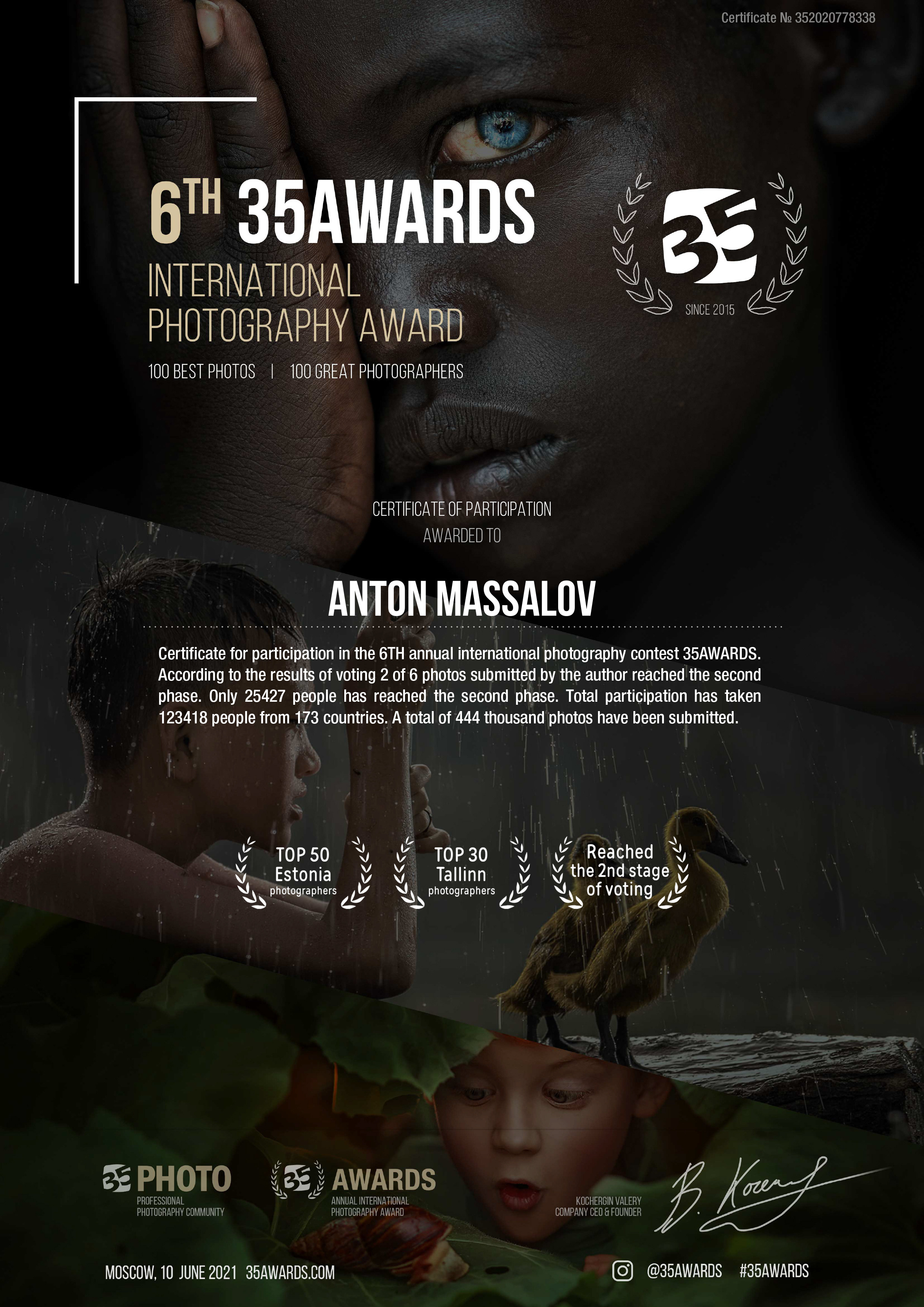 About Me. Portrait and Family photographer Anton Hansen in Tallinn, Estonia