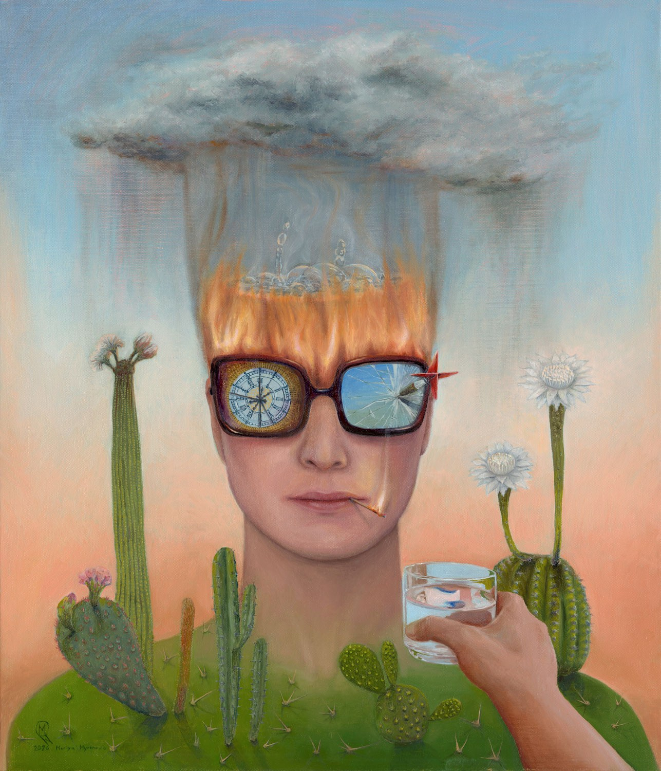 Social Surrealism. Surrealist artist Mariya Myronova based in Cambridge UK