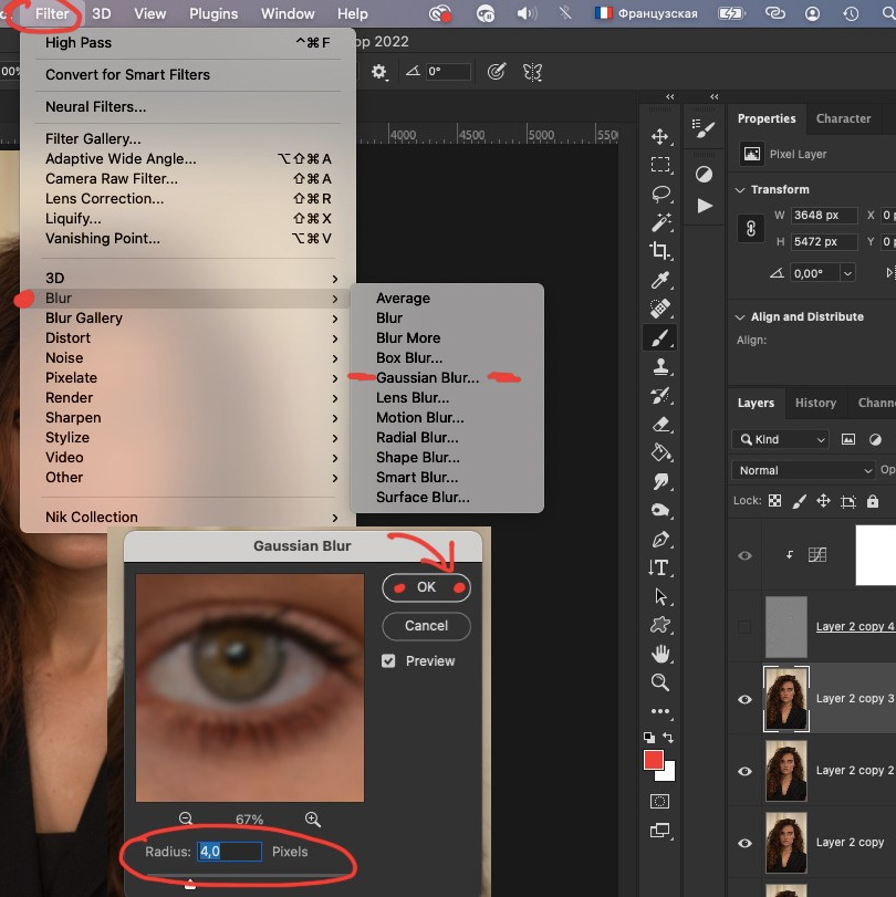 Retouching Training/Headshot Retouching Algorithm. AI Photo Retoucher and Image Restorer Zhanna Ognivo