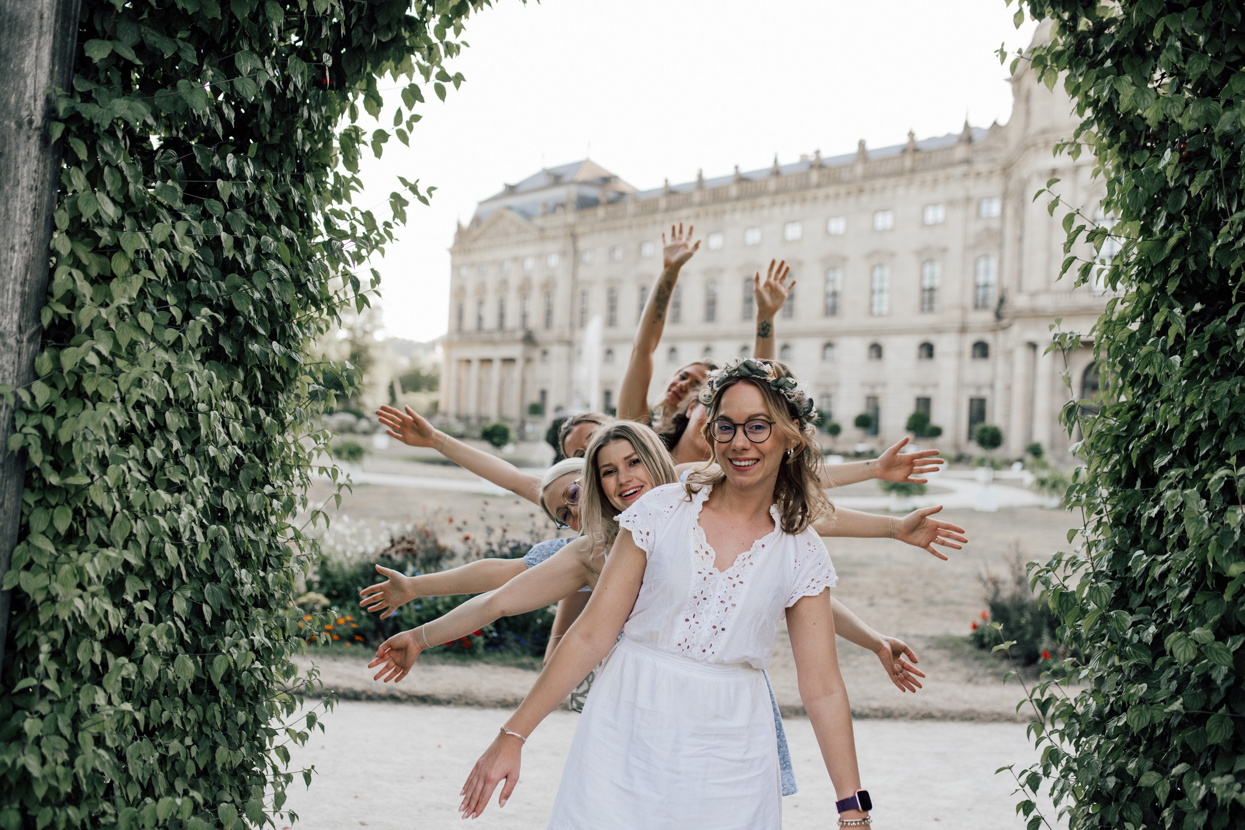 JGA Fotoshooting im Residenz Würzburg