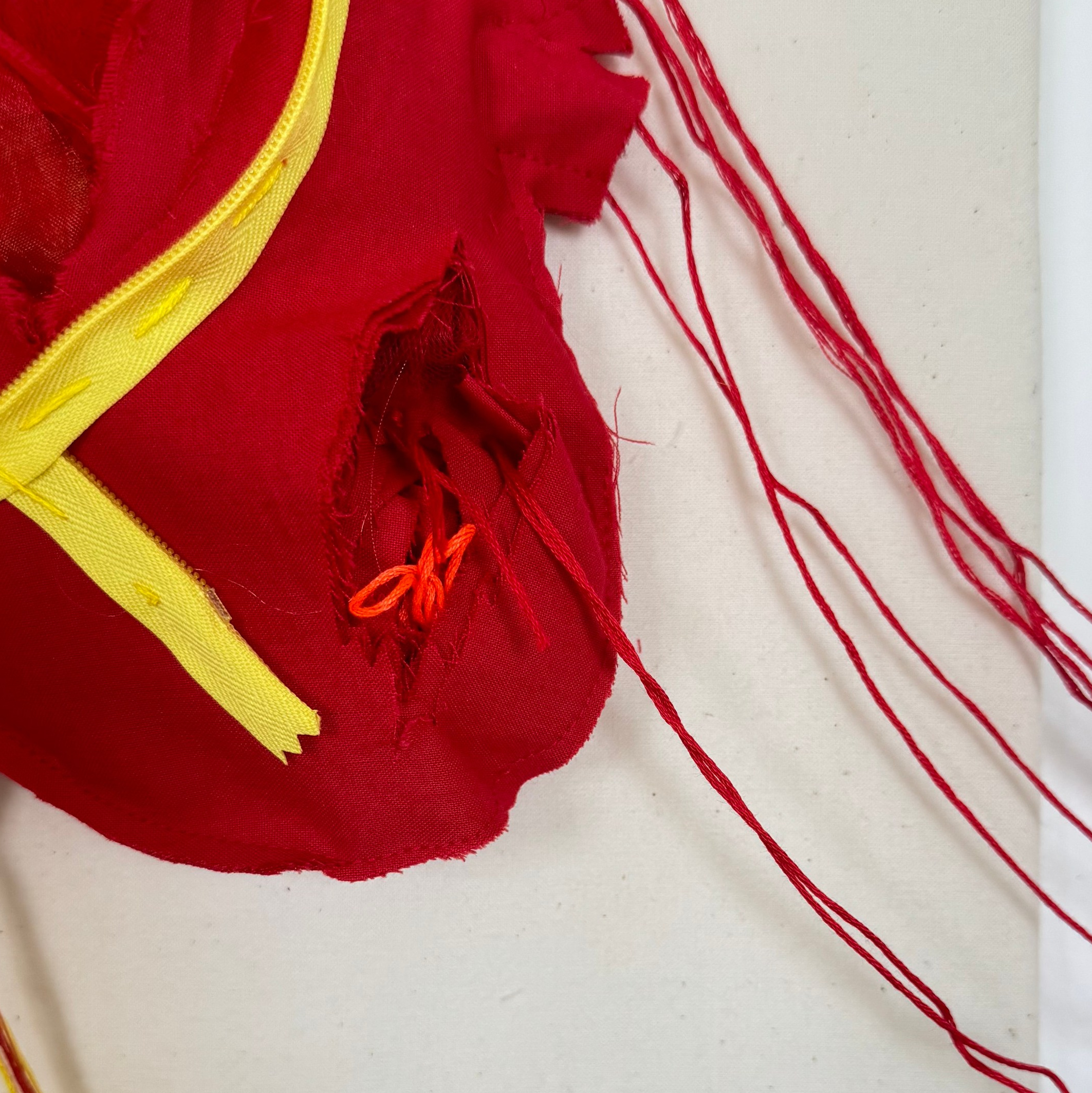 Textile works. Natalia Naletova — artist and researcher working with textile, collage & memory