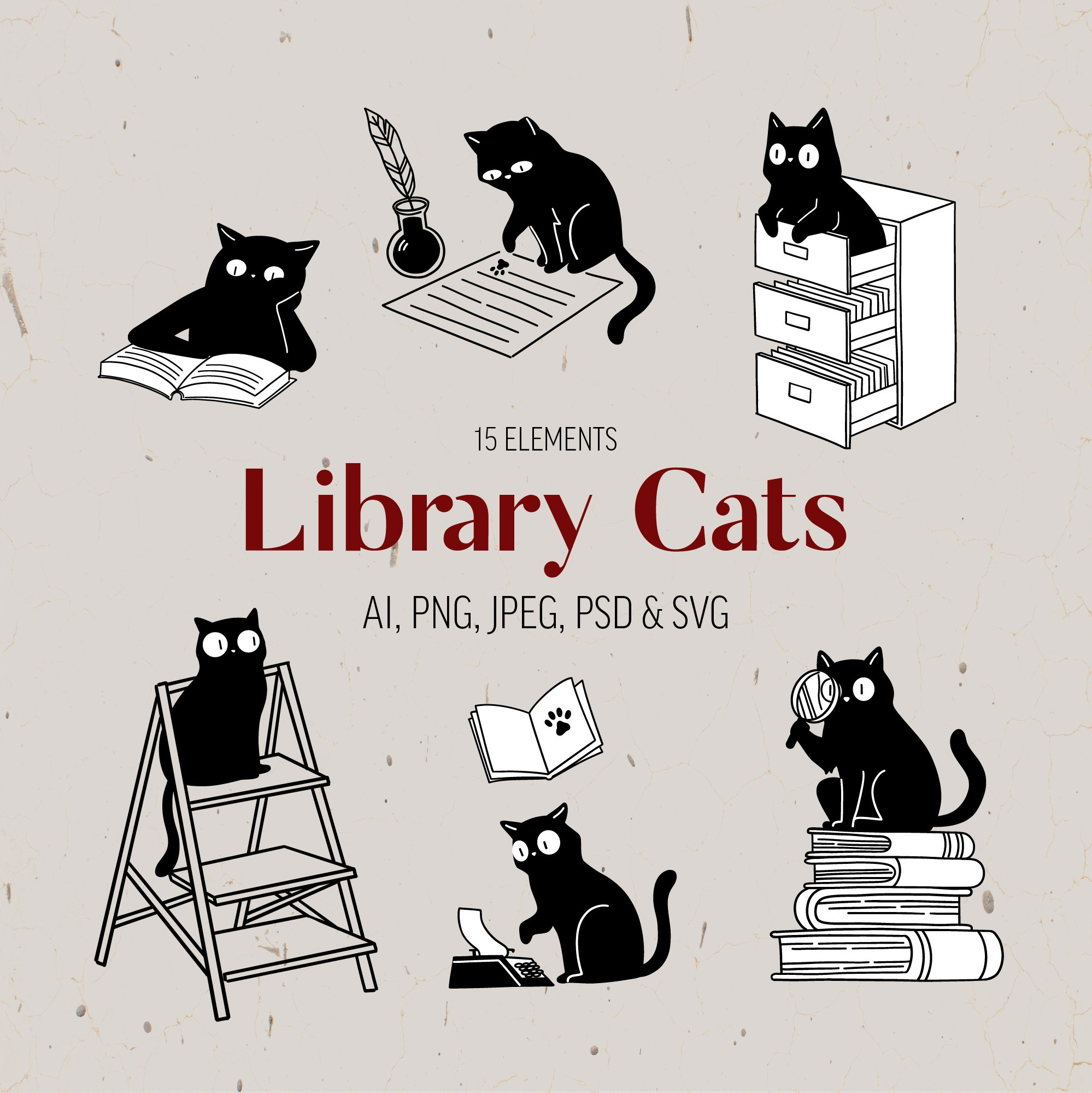 Clipart & Illustration Sets for Stickers, Packaging and Design | Helen Reveur. Helen Reveur | Illustrator & Brand Designer | Ready-Made & Custom Illustrations