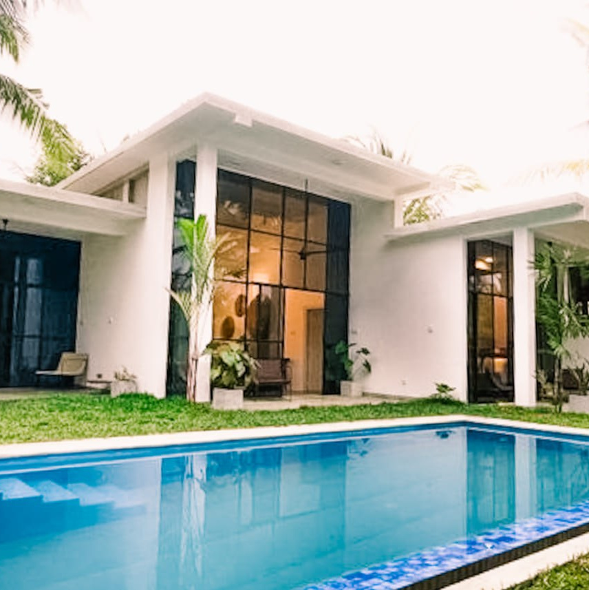 Una town. NEW-GENERATION housing in Sri Lanka