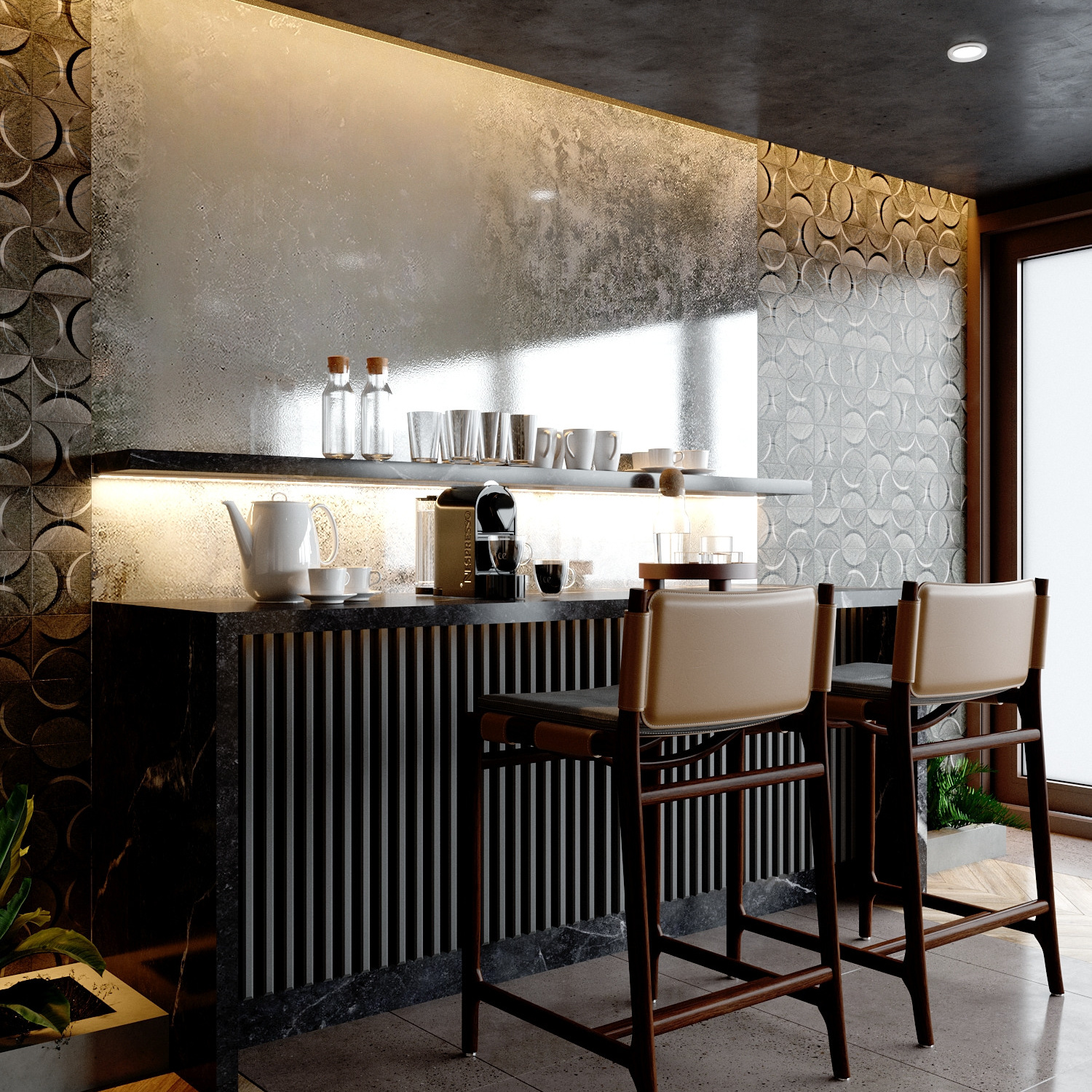 Interjera dizaina studija 4 Stūri