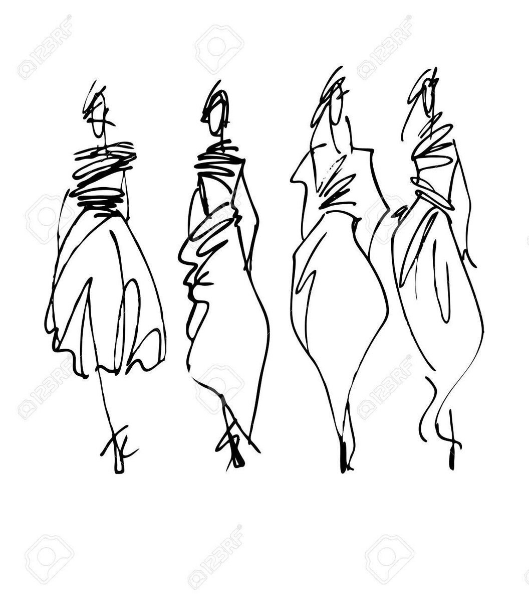 Fashion иллюстрация для начинающих