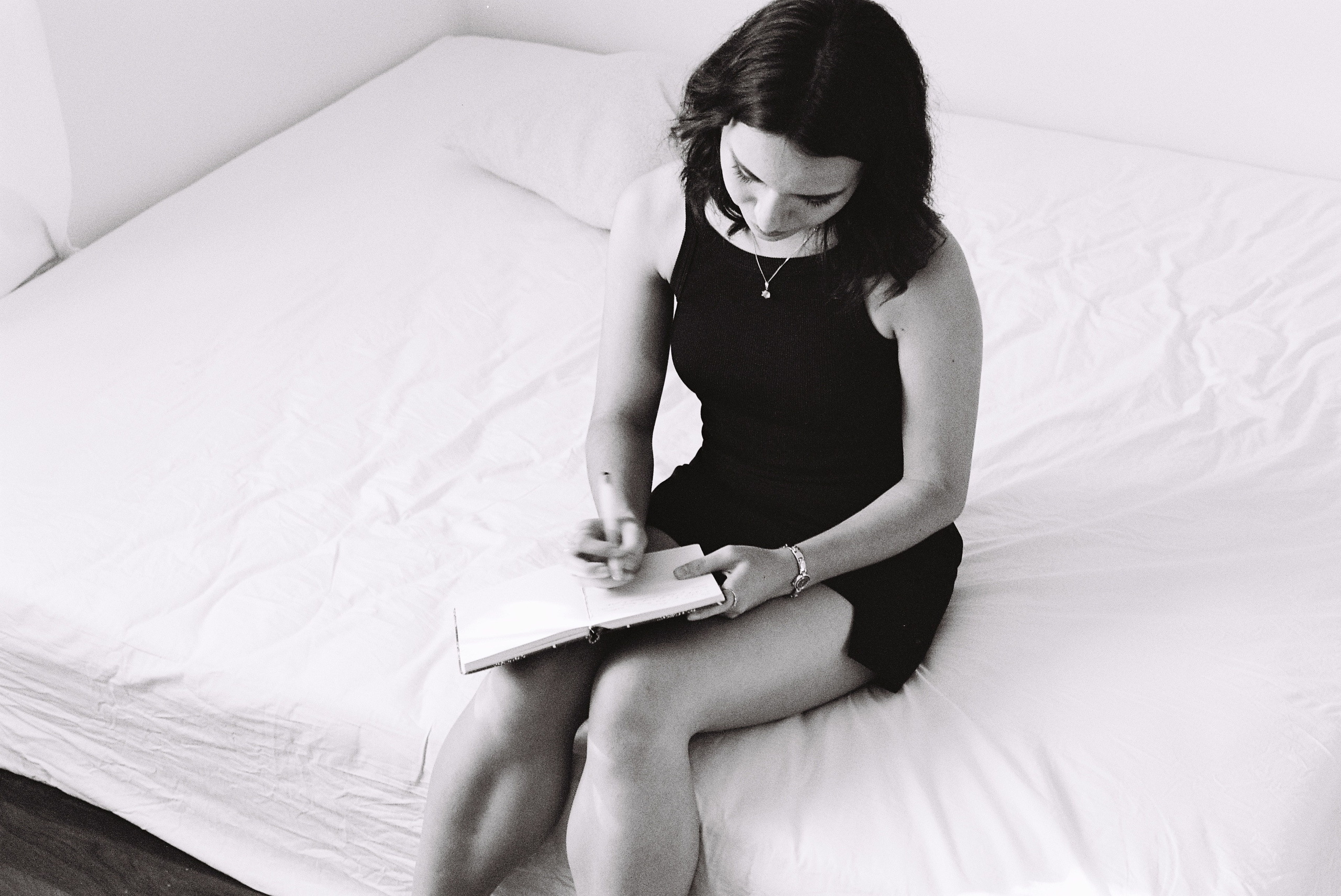 Written by her. Film photographer