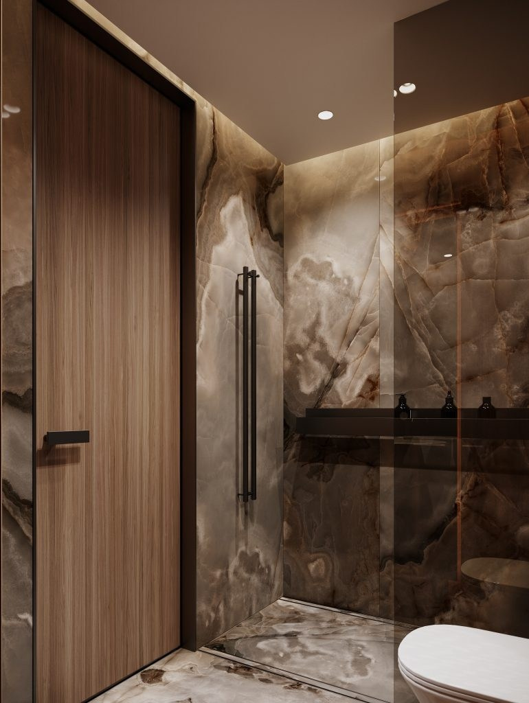 BLUEWATERS APARTMENT IN DUBAI. Interior Design & 3D Rendering | Alena Bulataya Design Buro